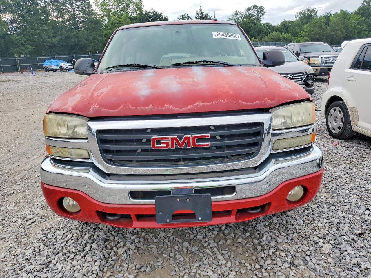 2005 Gmc New Sierra K1500 Red vin: 2GTEK13T851317953