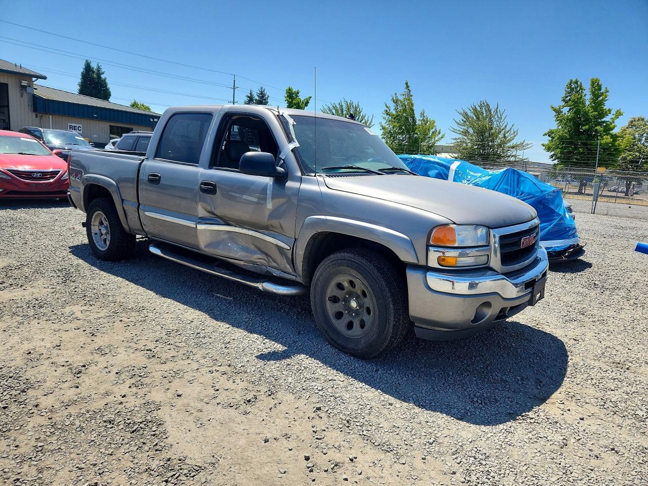 2006 Gmc New Sierra K1500 Silver vin: 2GTEK13T861169577