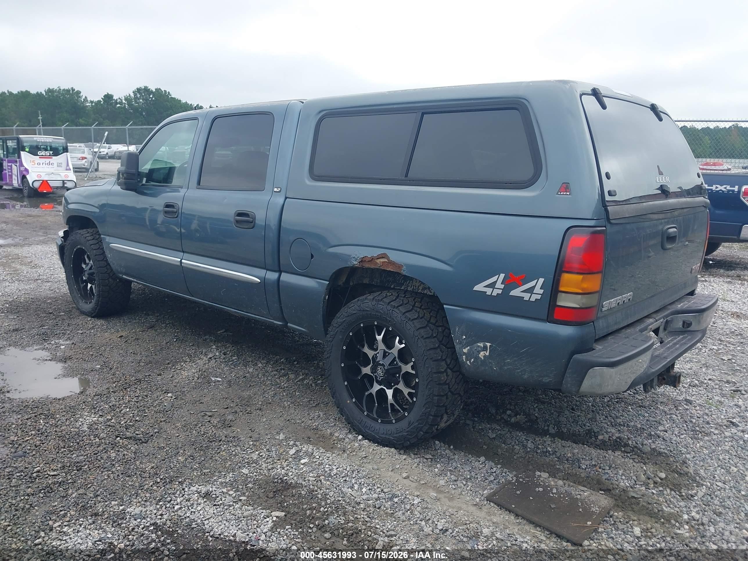2006 Gmc Sierra 1500 Slt Teal vin: 2GTEK13T861207664