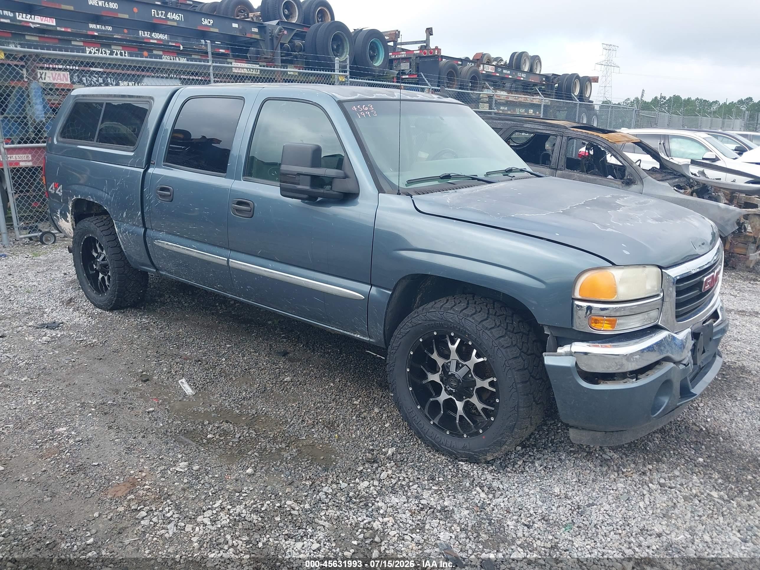 2006 Gmc Sierra 1500 Slt Teal vin: 2GTEK13T861207664