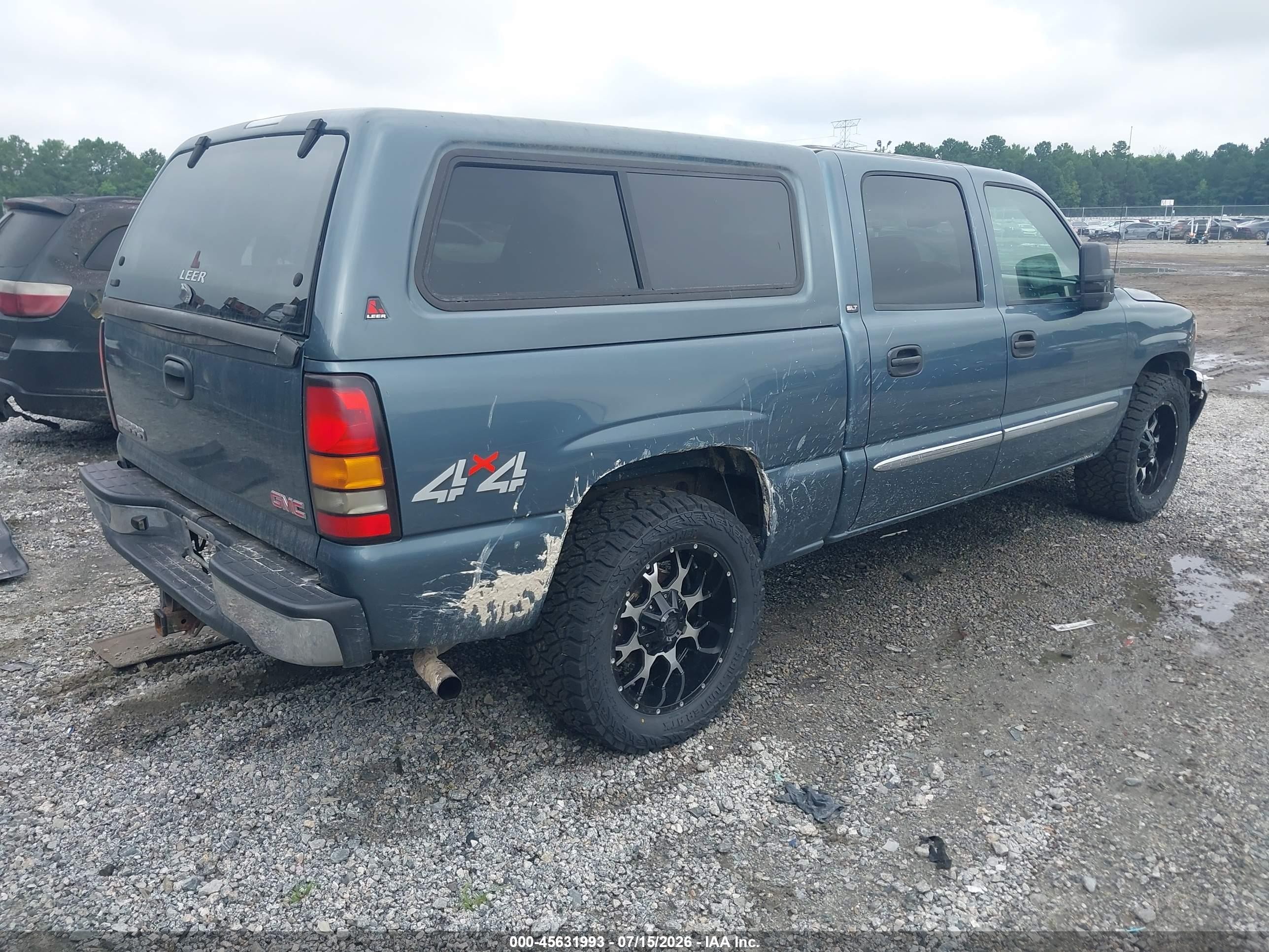 2006 Gmc Sierra 1500 Slt Teal vin: 2GTEK13T861207664