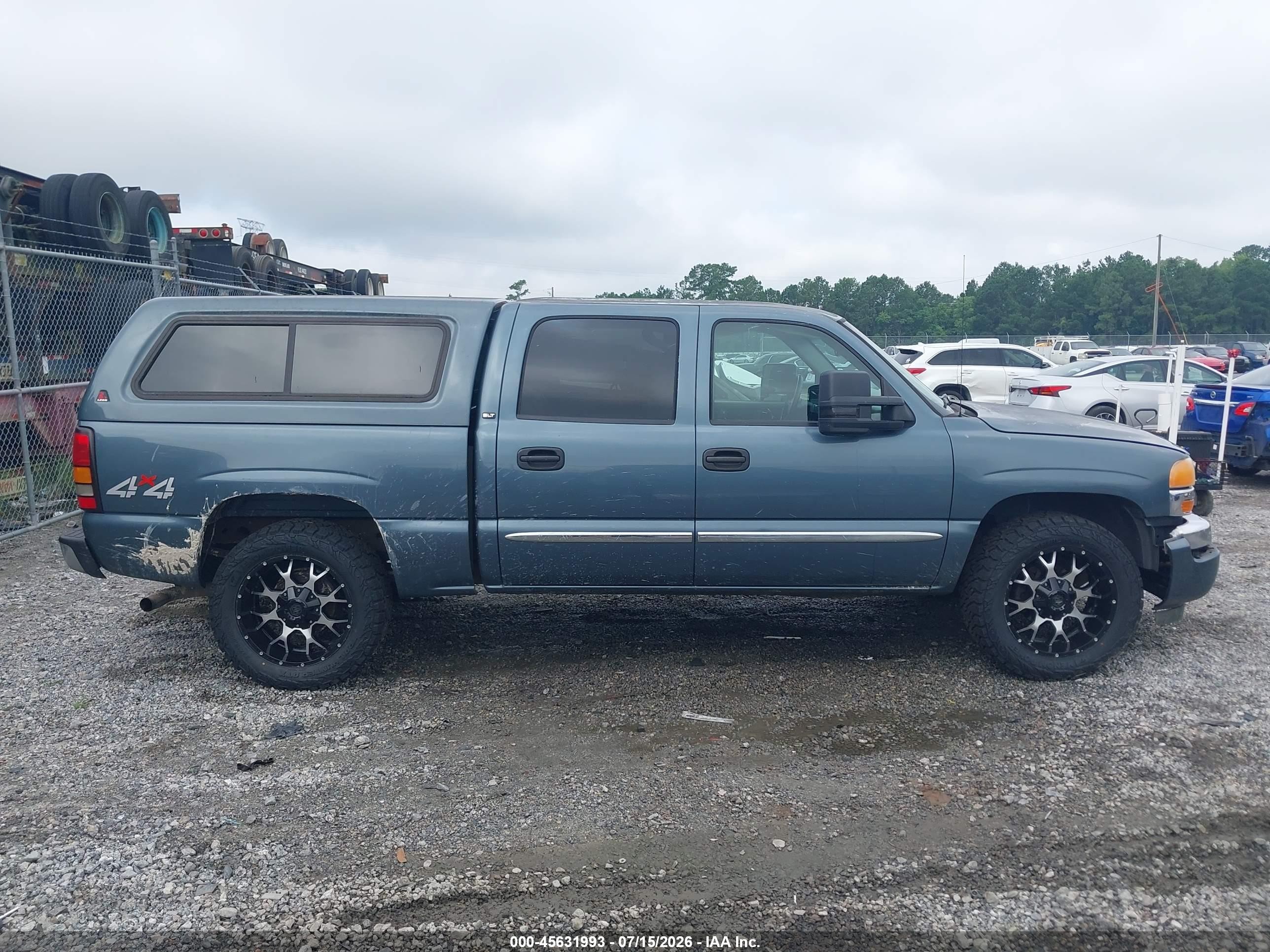 2006 Gmc Sierra 1500 Slt Teal vin: 2GTEK13T861207664