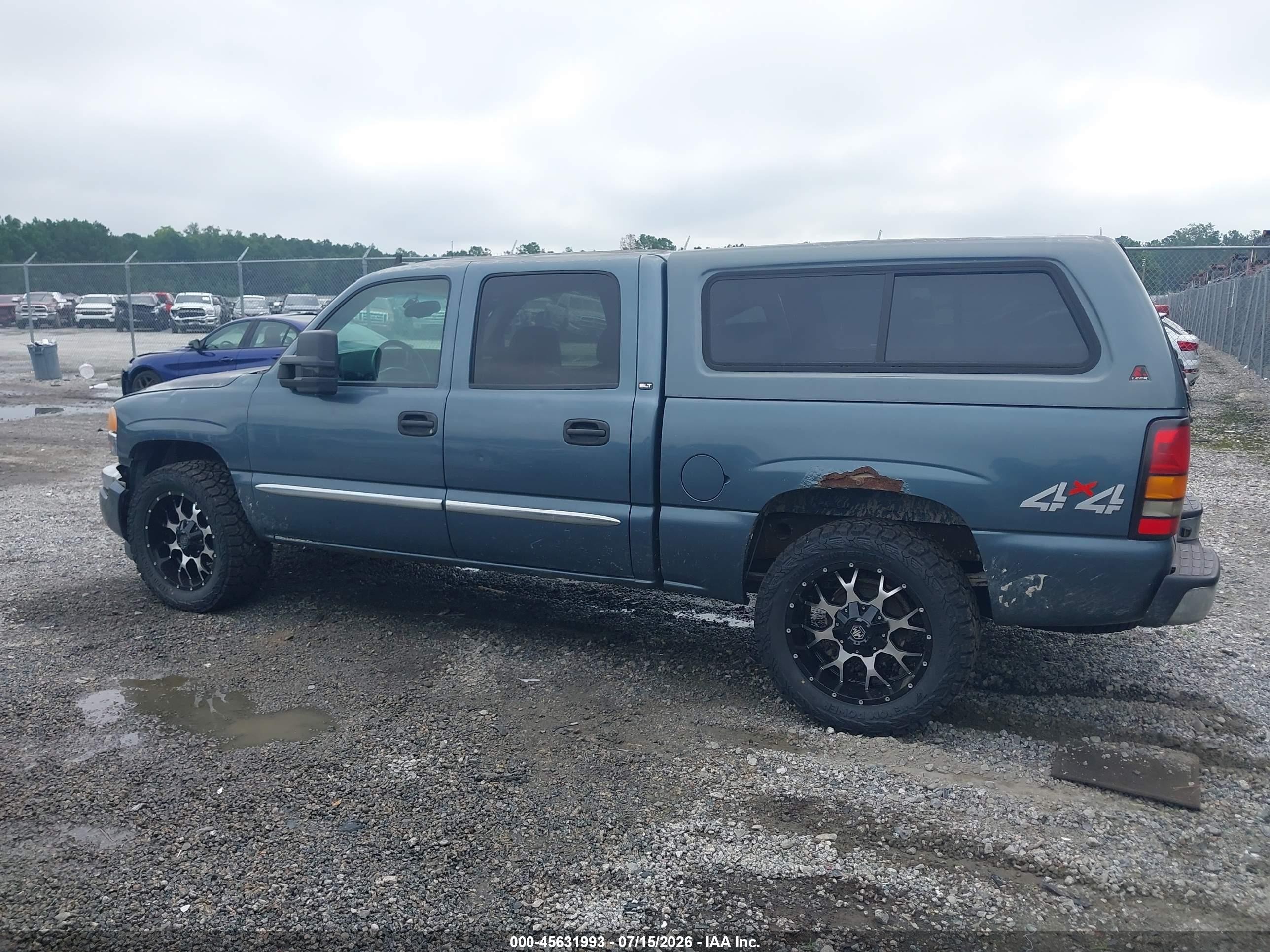 2006 Gmc Sierra 1500 Slt Teal vin: 2GTEK13T861207664