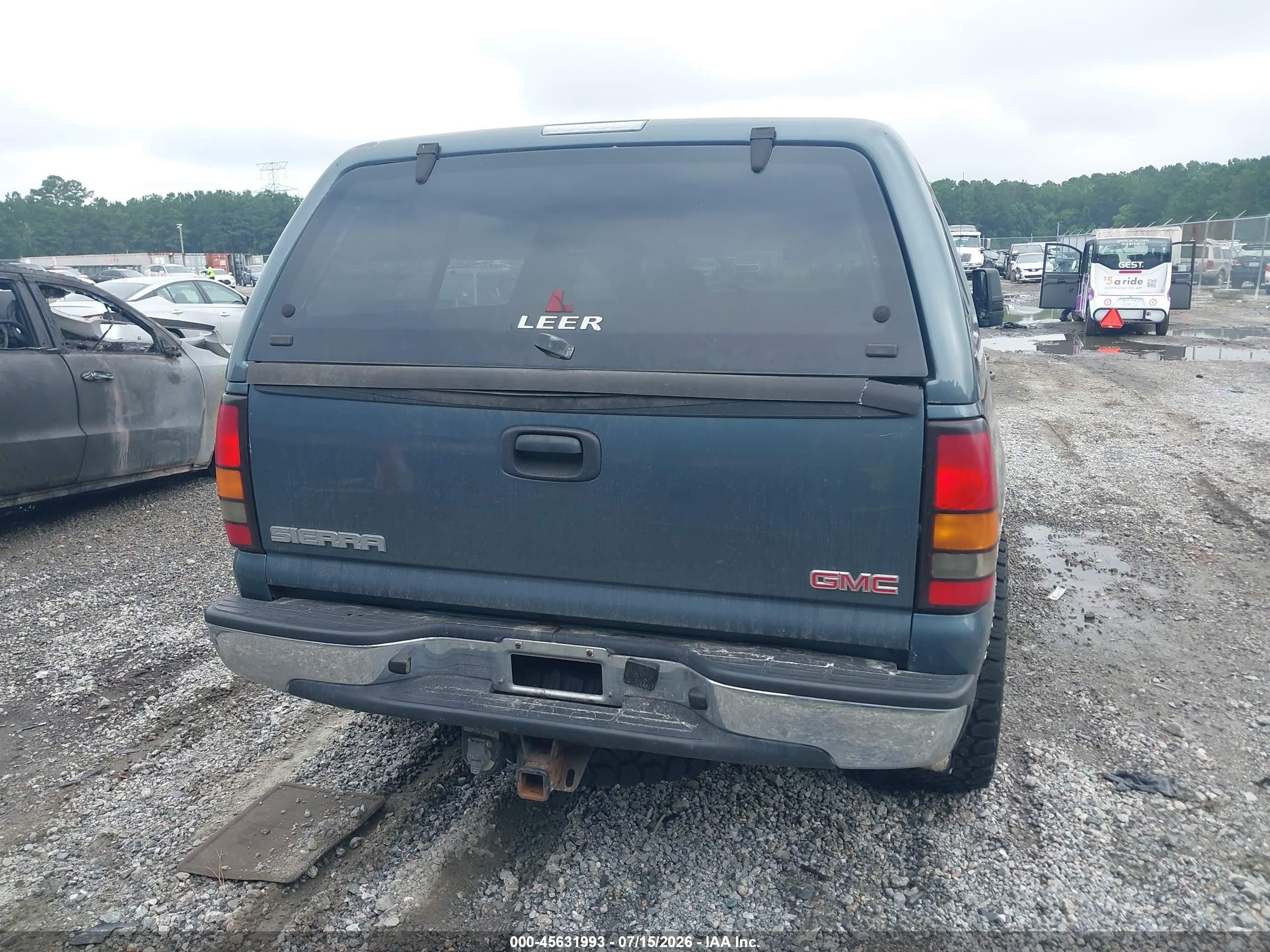 2006 Gmc Sierra 1500 Slt Teal vin: 2GTEK13T861207664
