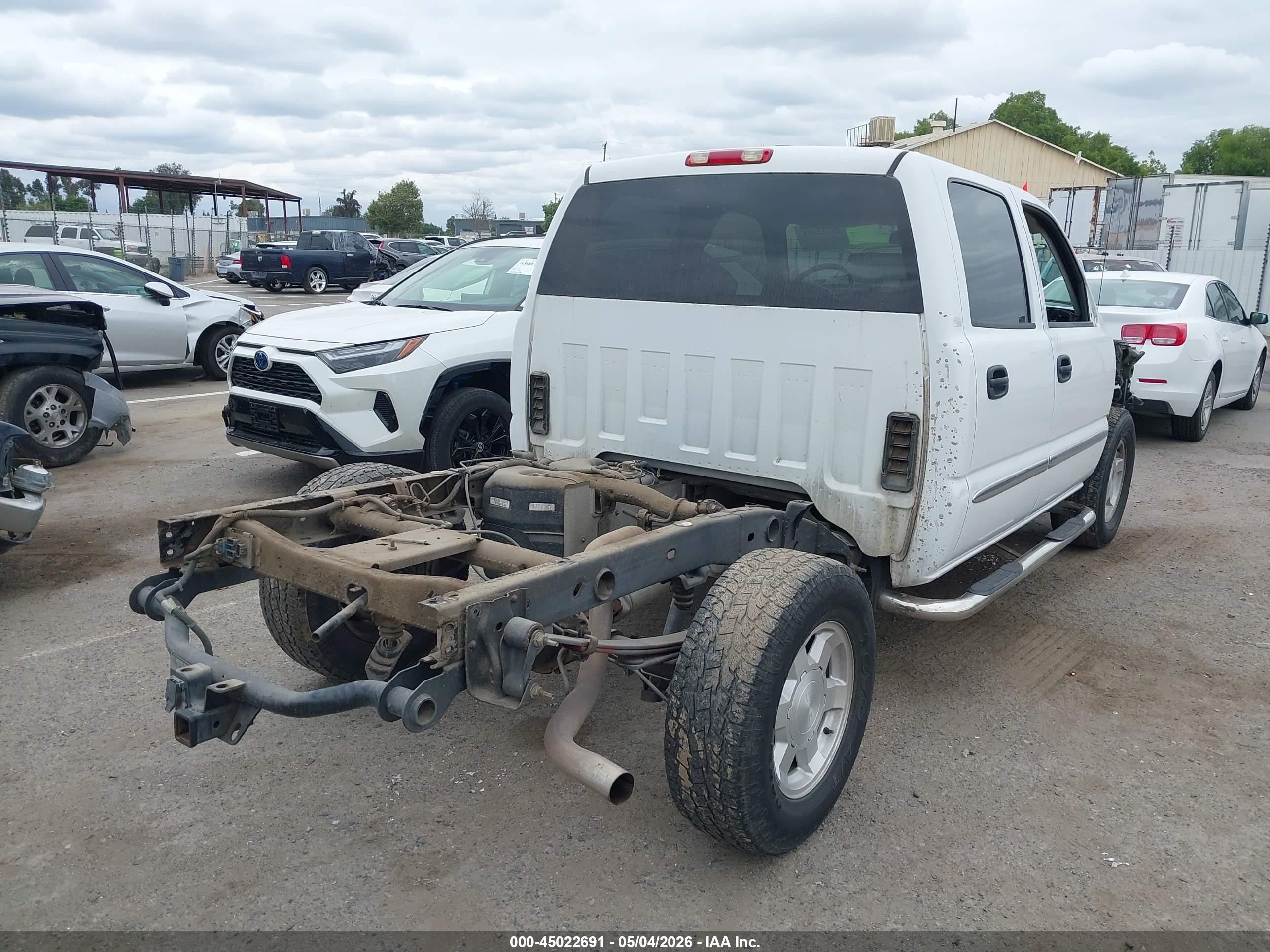 2006 Gmc Sierra 1500 Sle1 Белый vin: 2GTEK13T861216736