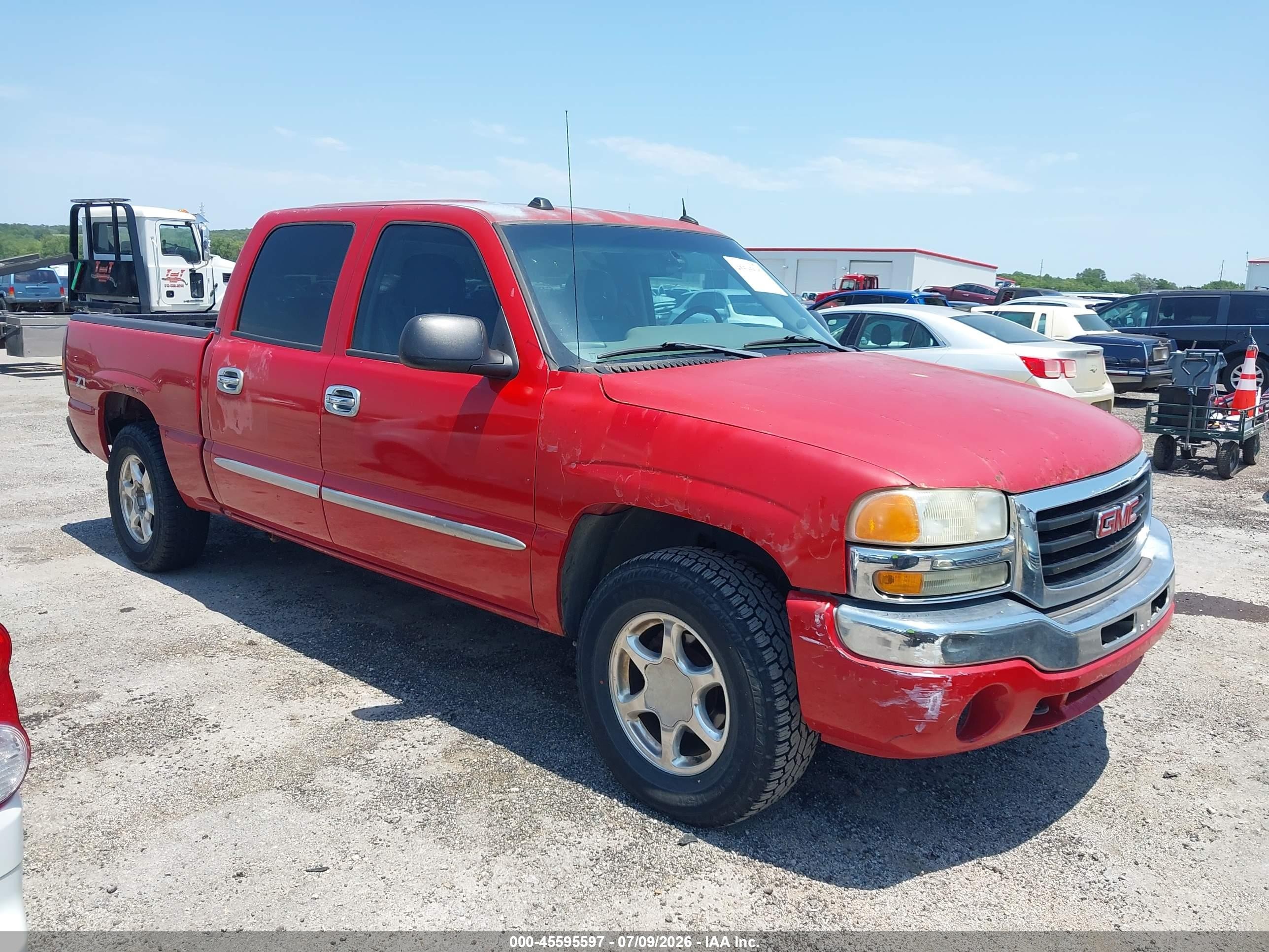 2004 Gmc Sierra 1500 Slt Красный vin: 2GTEK13T941408972