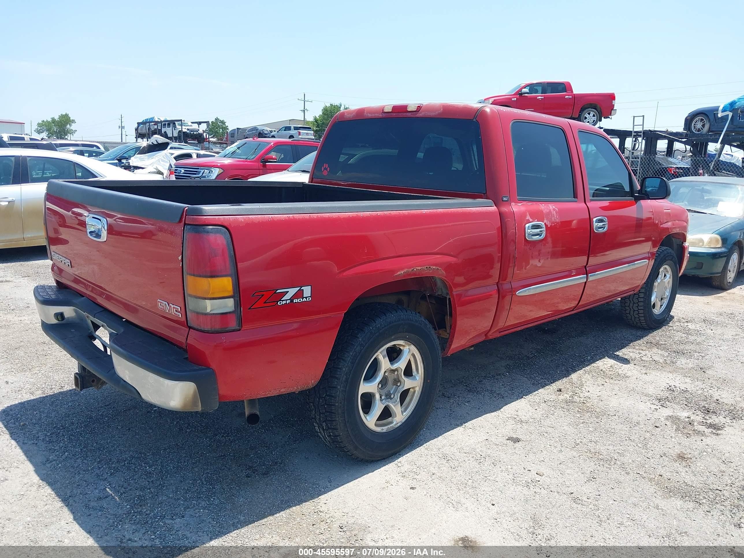 2004 Gmc Sierra 1500 Slt Красный vin: 2GTEK13T941408972