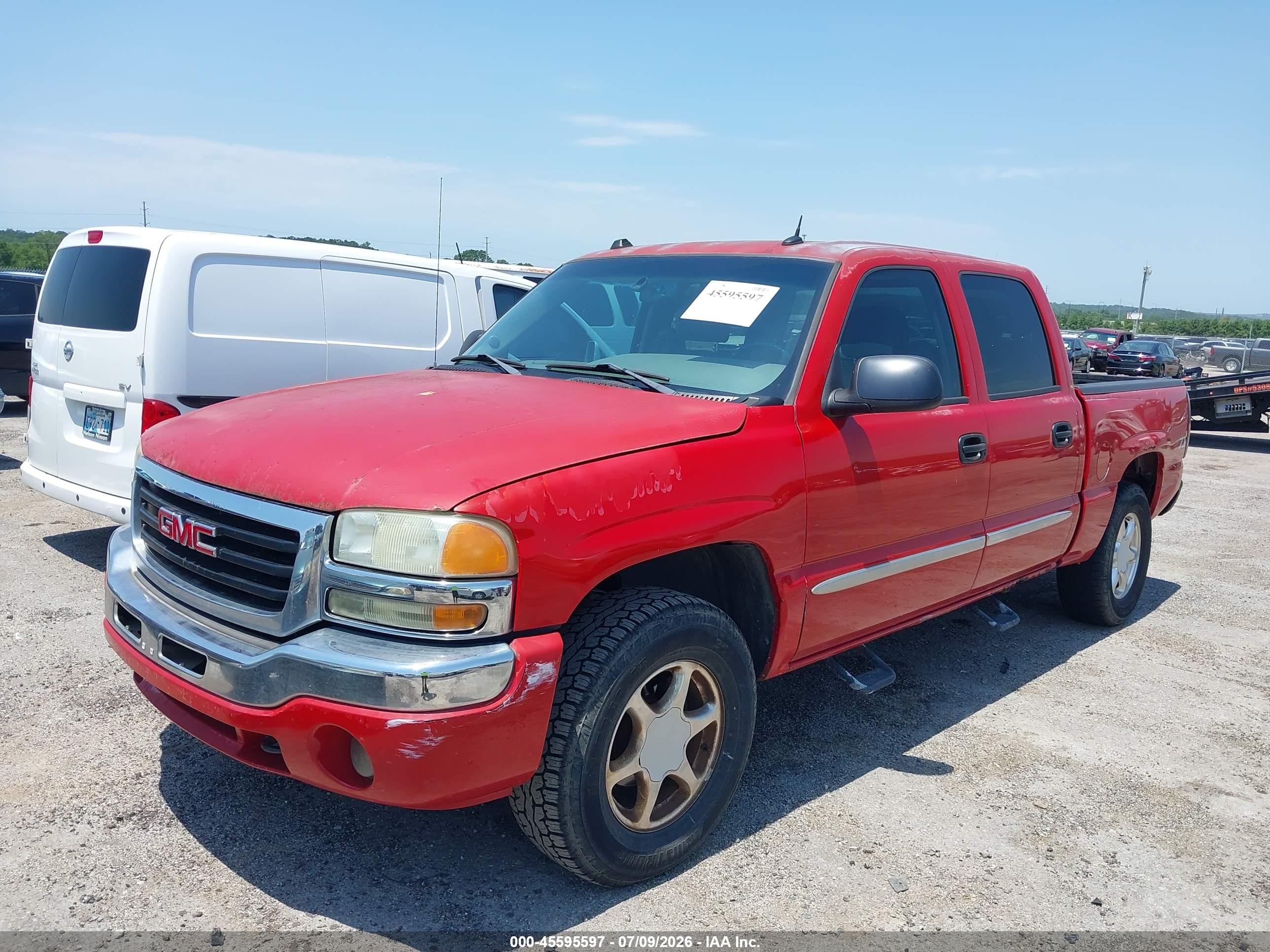 2004 Gmc Sierra 1500 Slt Красный vin: 2GTEK13T941408972
