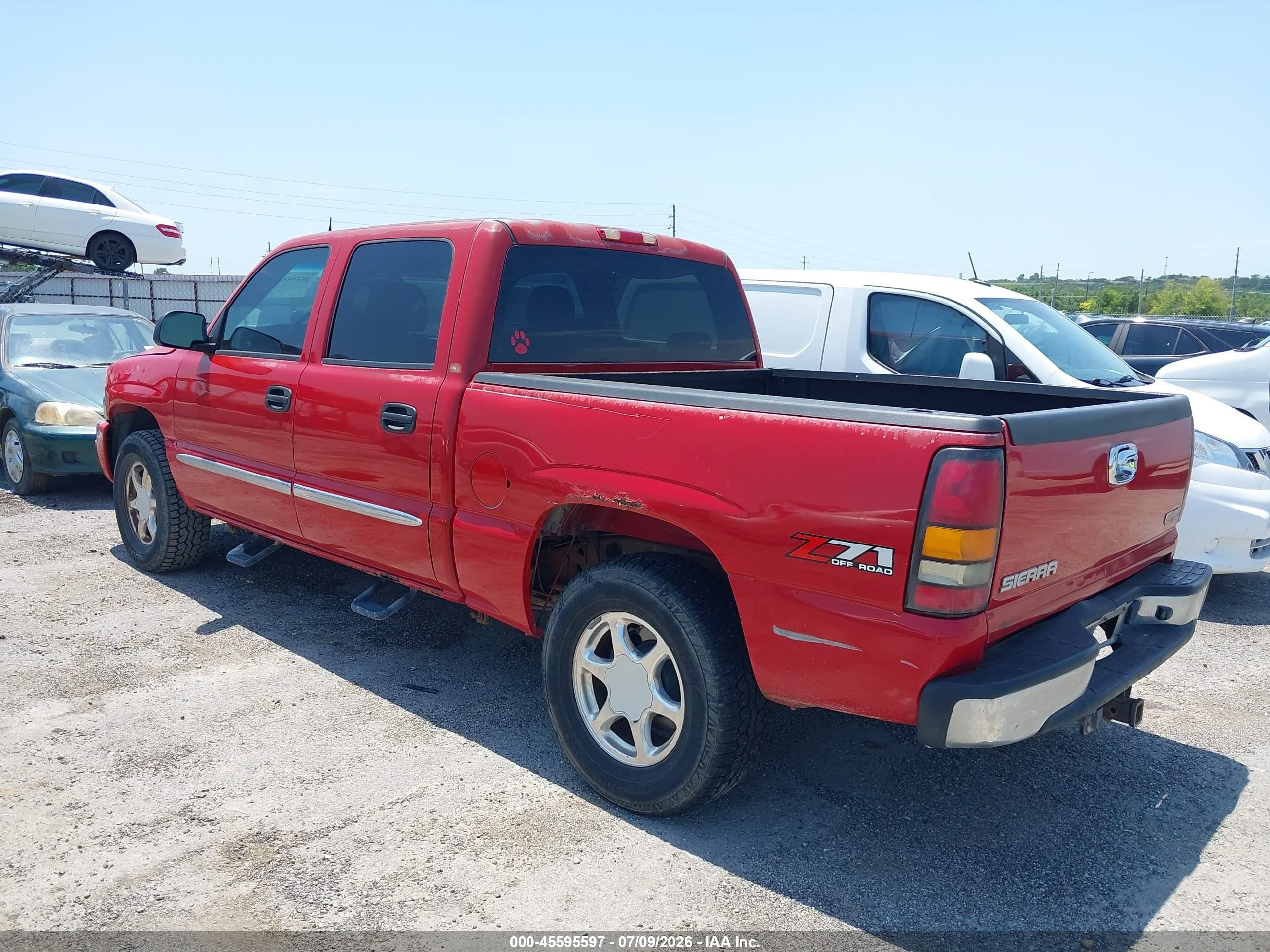 2004 Gmc Sierra 1500 Slt Красный vin: 2GTEK13T941408972