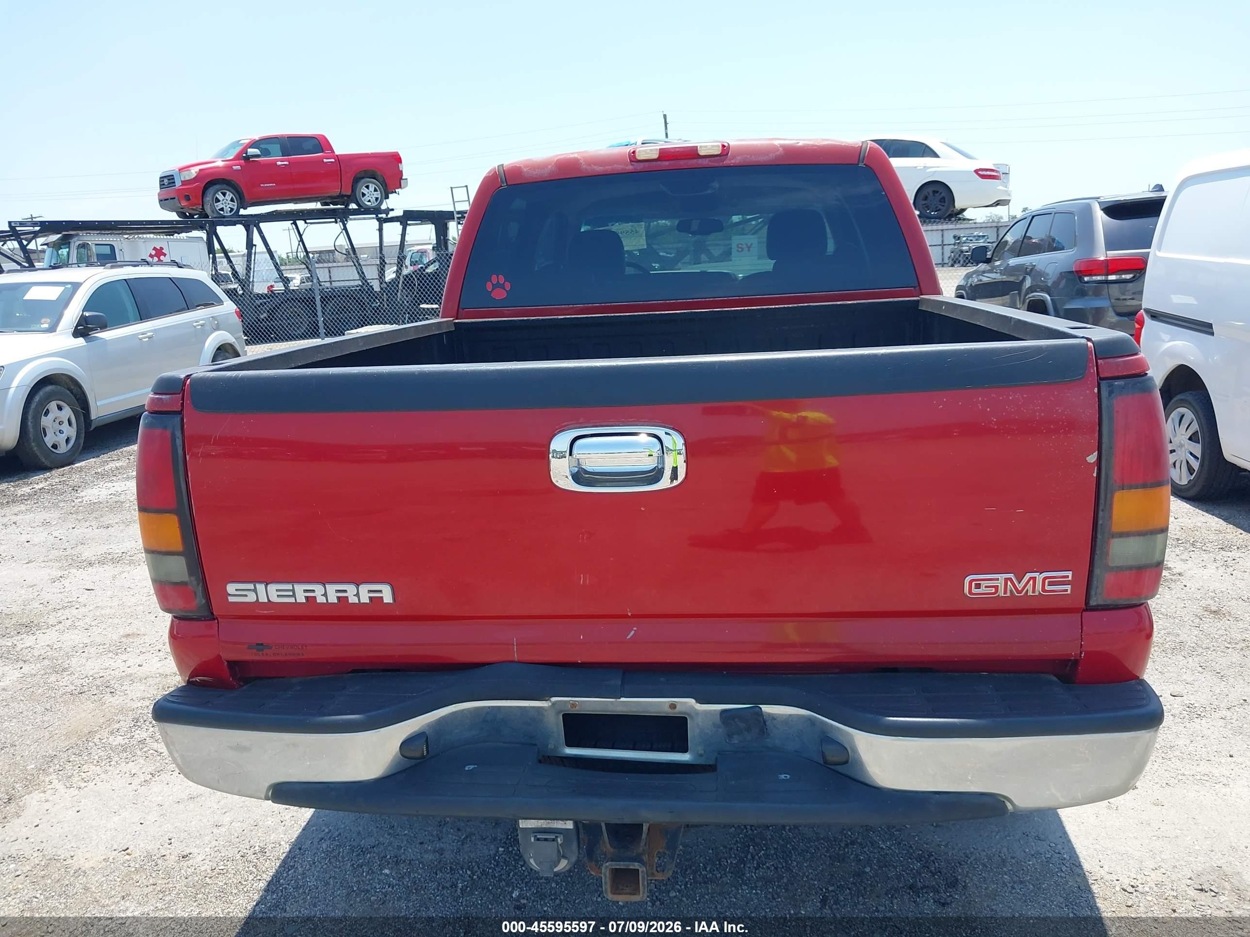 2004 Gmc Sierra 1500 Slt Красный vin: 2GTEK13T941408972