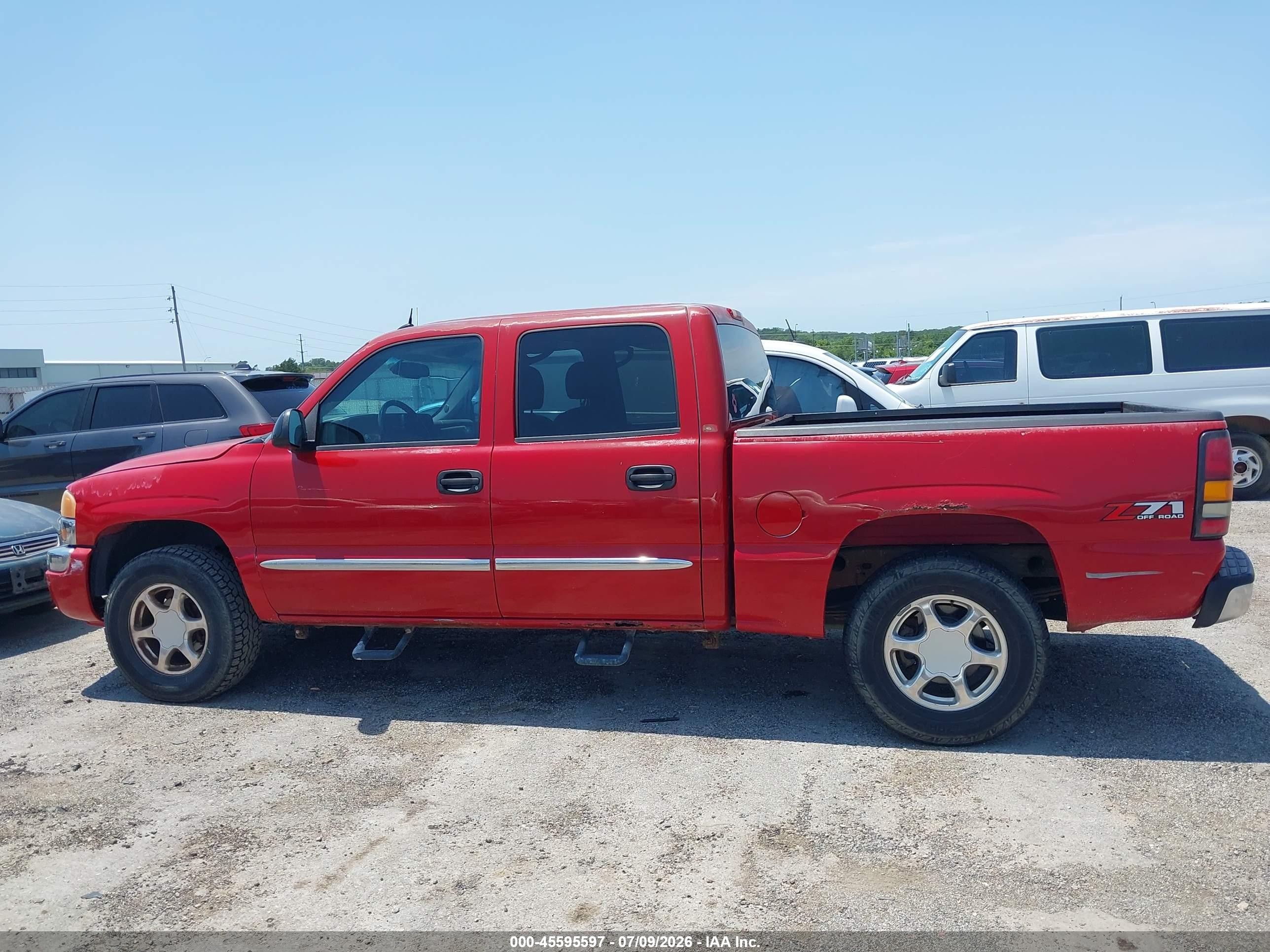 2004 Gmc Sierra 1500 Slt Красный vin: 2GTEK13T941408972