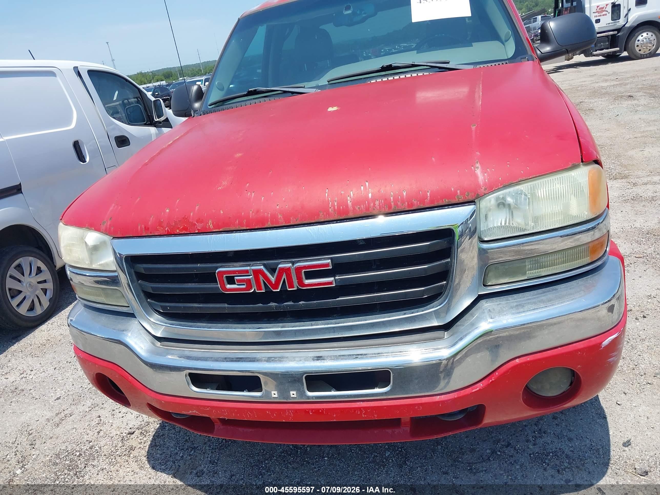 2004 Gmc Sierra 1500 Slt Красный vin: 2GTEK13T941408972