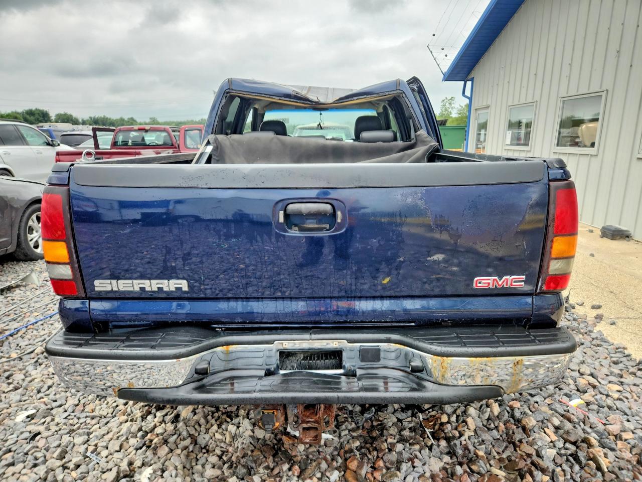 2005 Gmc New Sierra K1500 Blue vin: 2GTEK13T951291167