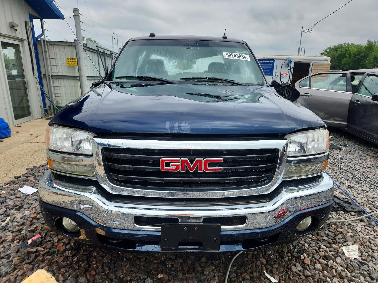 2005 Gmc New Sierra K1500 Blue vin: 2GTEK13T951291167