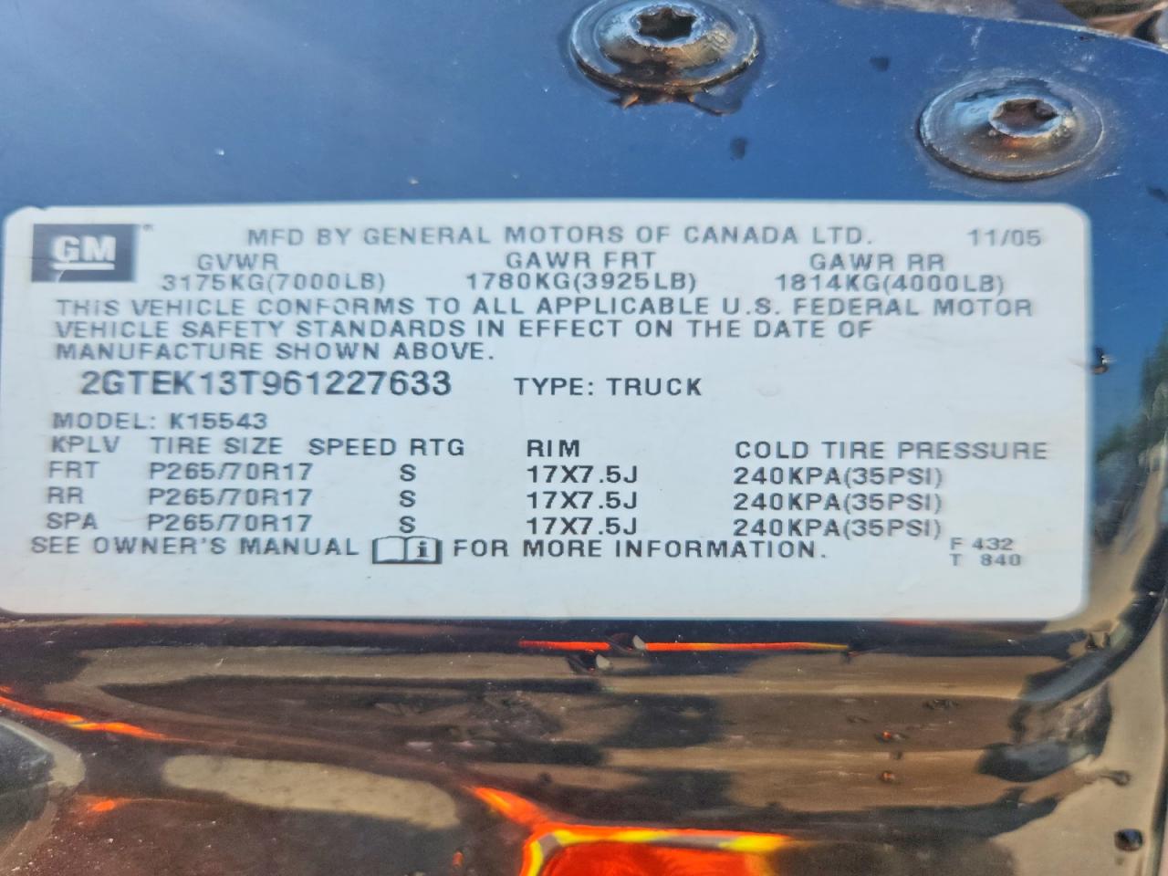 2006 Gmc New Sierra K1500 Черный vin: 2GTEK13T961227633