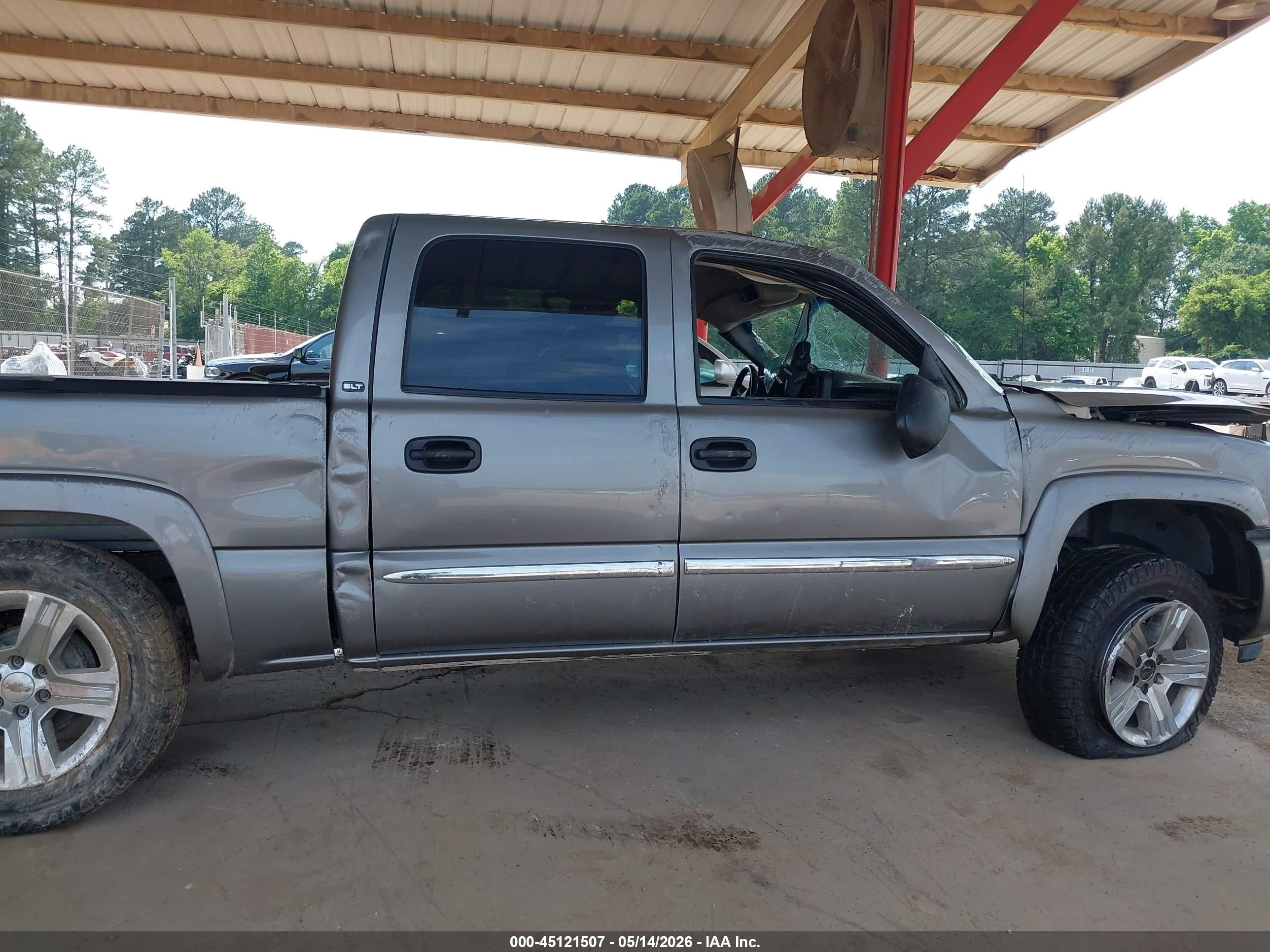 2006 Gmc Sierra 1500 Slt Gray vin: 2GTEK13T961240690