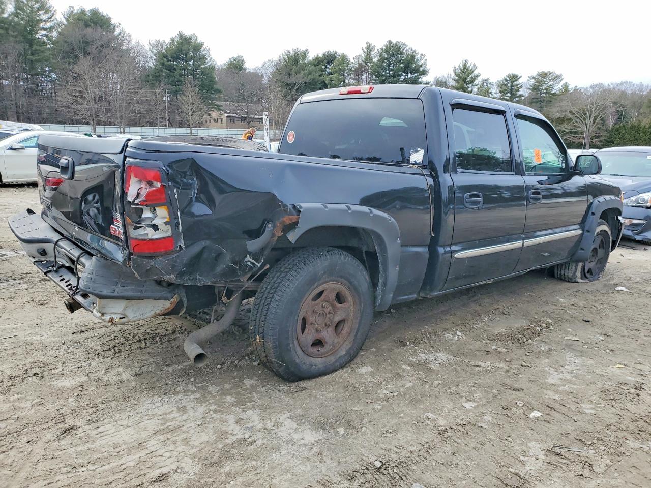 2006 Gmc New Sierra Black vin: 2GTEK13V361273024