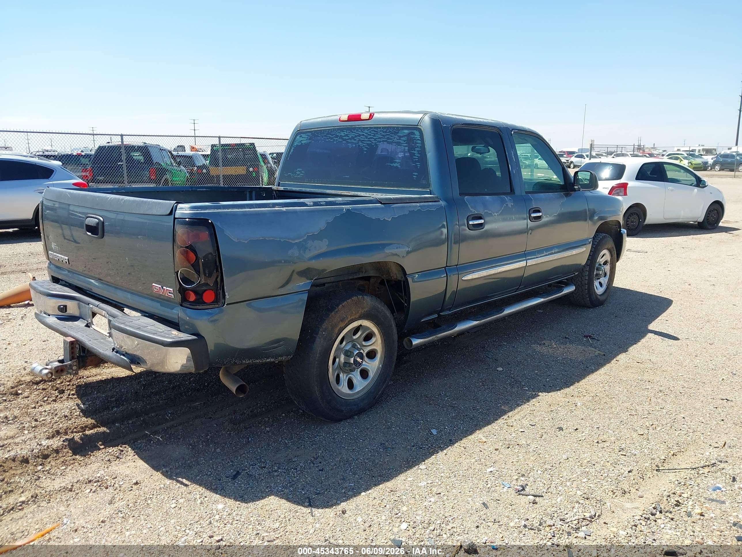 2006 Gmc Sierra 1500 Sl Gray vin: 2GTEK13V861261581