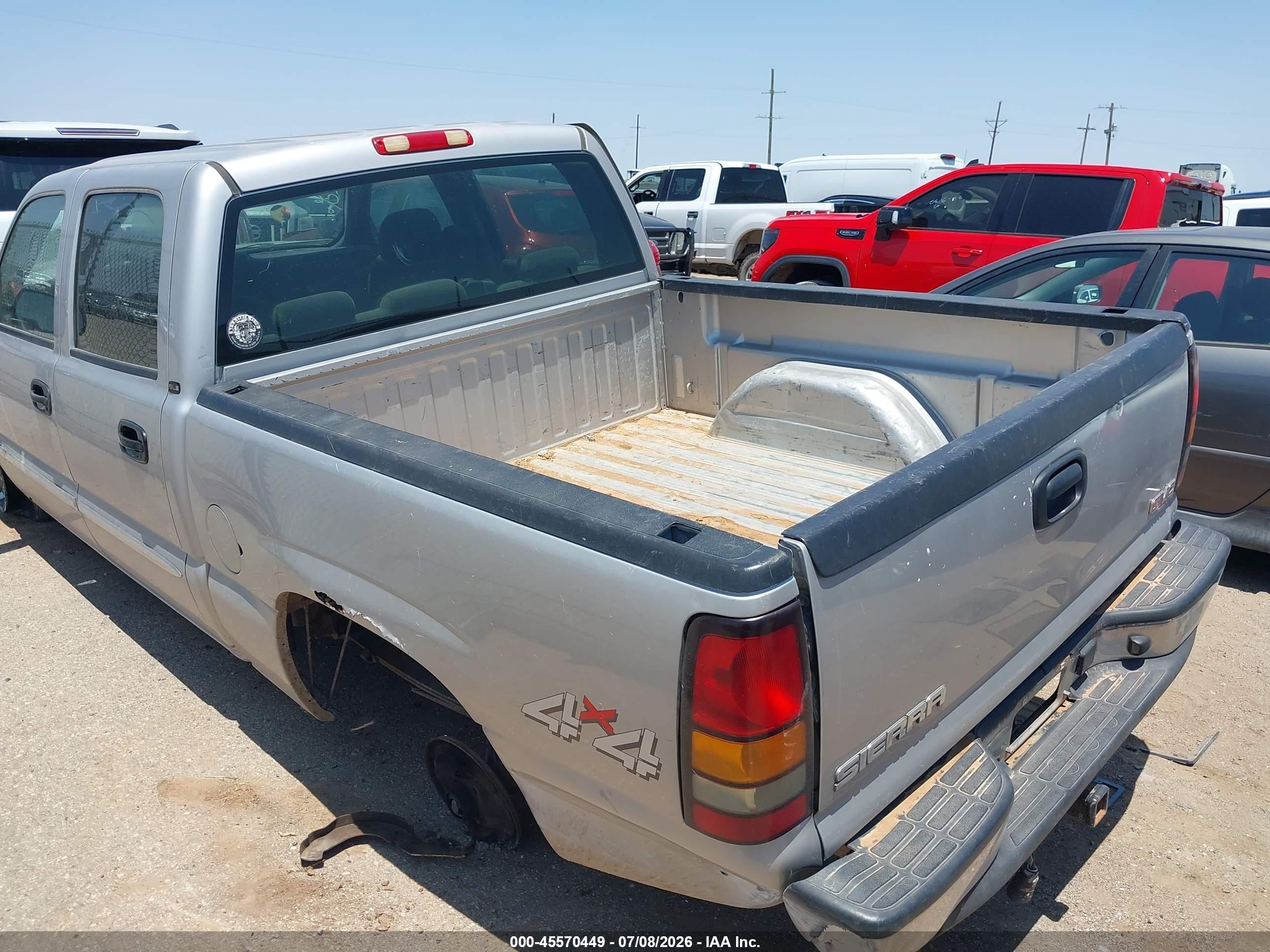 2006 Gmc Sierra 1500 Sl Gray vin: 2GTEK13V961261721