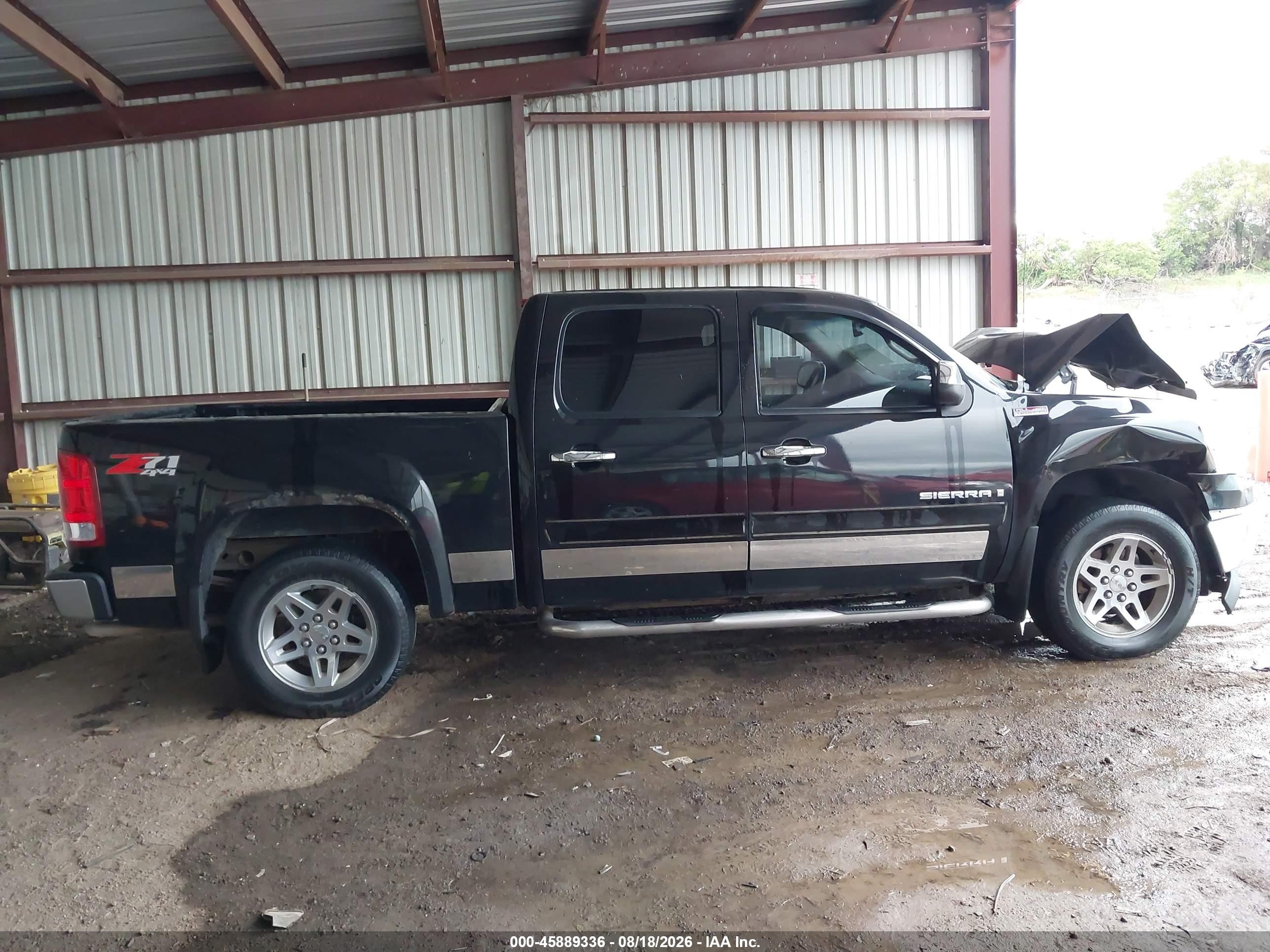 2008 Gmc Sierra 1500 Slt Black vin: 2GTEK13Y581271966