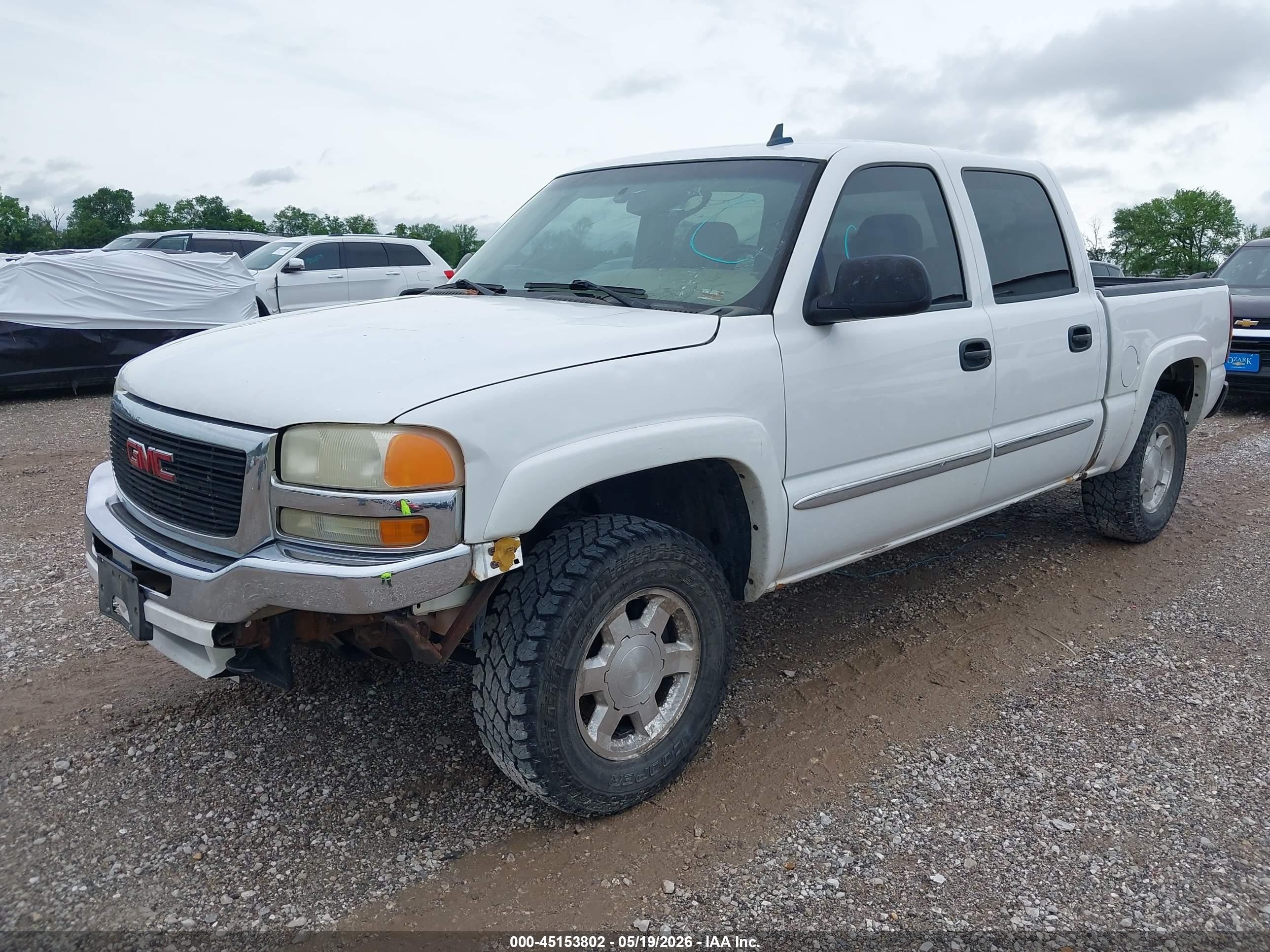 2007 Gmc Sierra 1500 Classic Slt White vin: 2GTEK13Z071122968