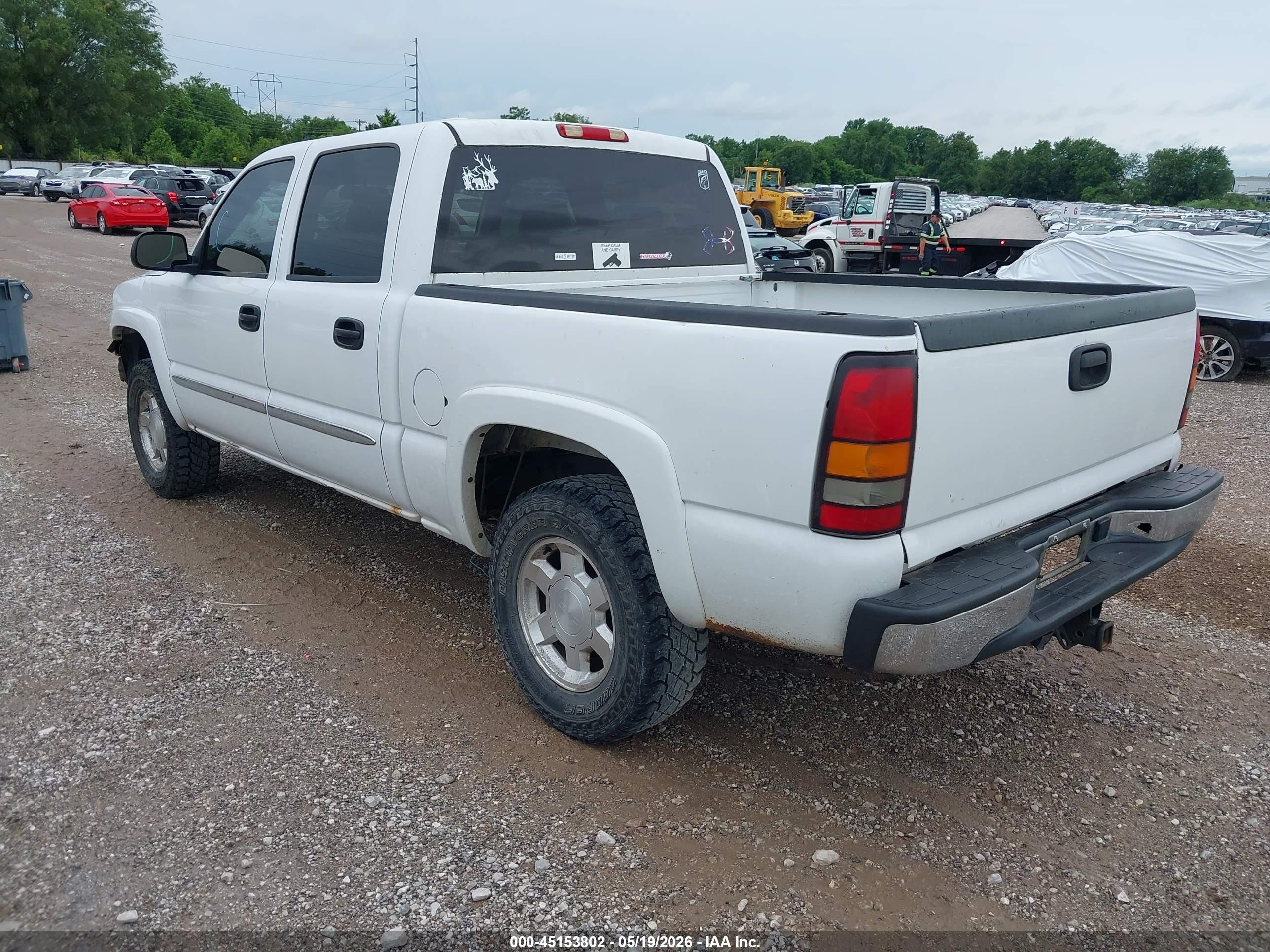 2007 Gmc Sierra 1500 Classic Slt White vin: 2GTEK13Z071122968