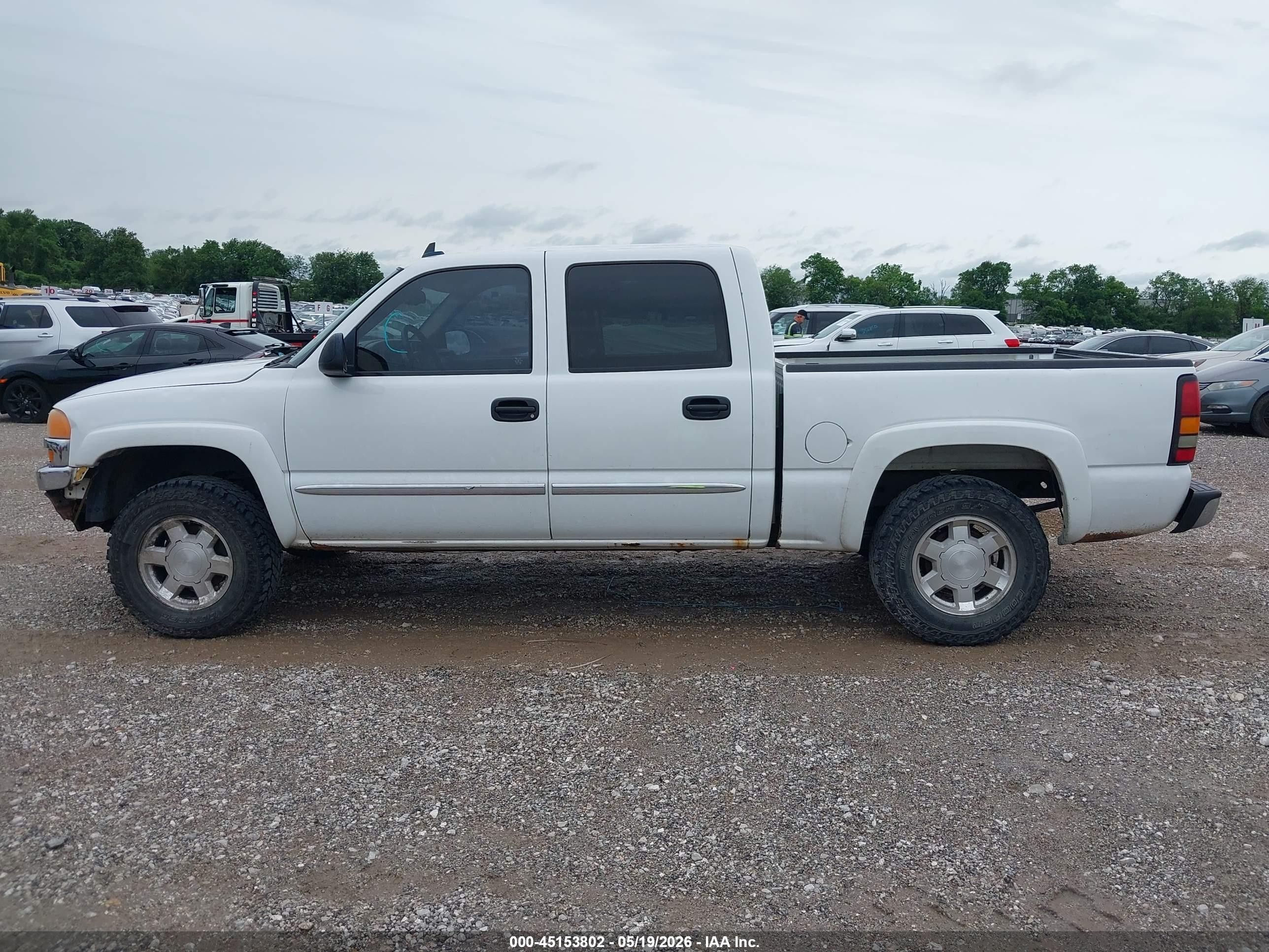 2007 Gmc Sierra 1500 Classic Slt White vin: 2GTEK13Z071122968