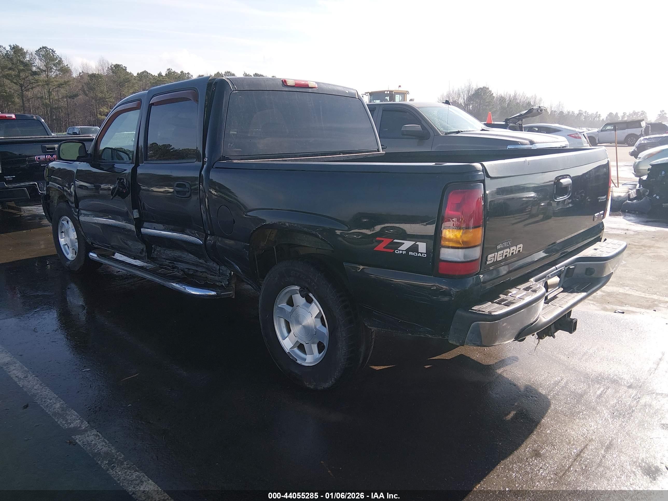 2006 Gmc Sierra 1500 Slt Black vin: 2GTEK13Z161292819