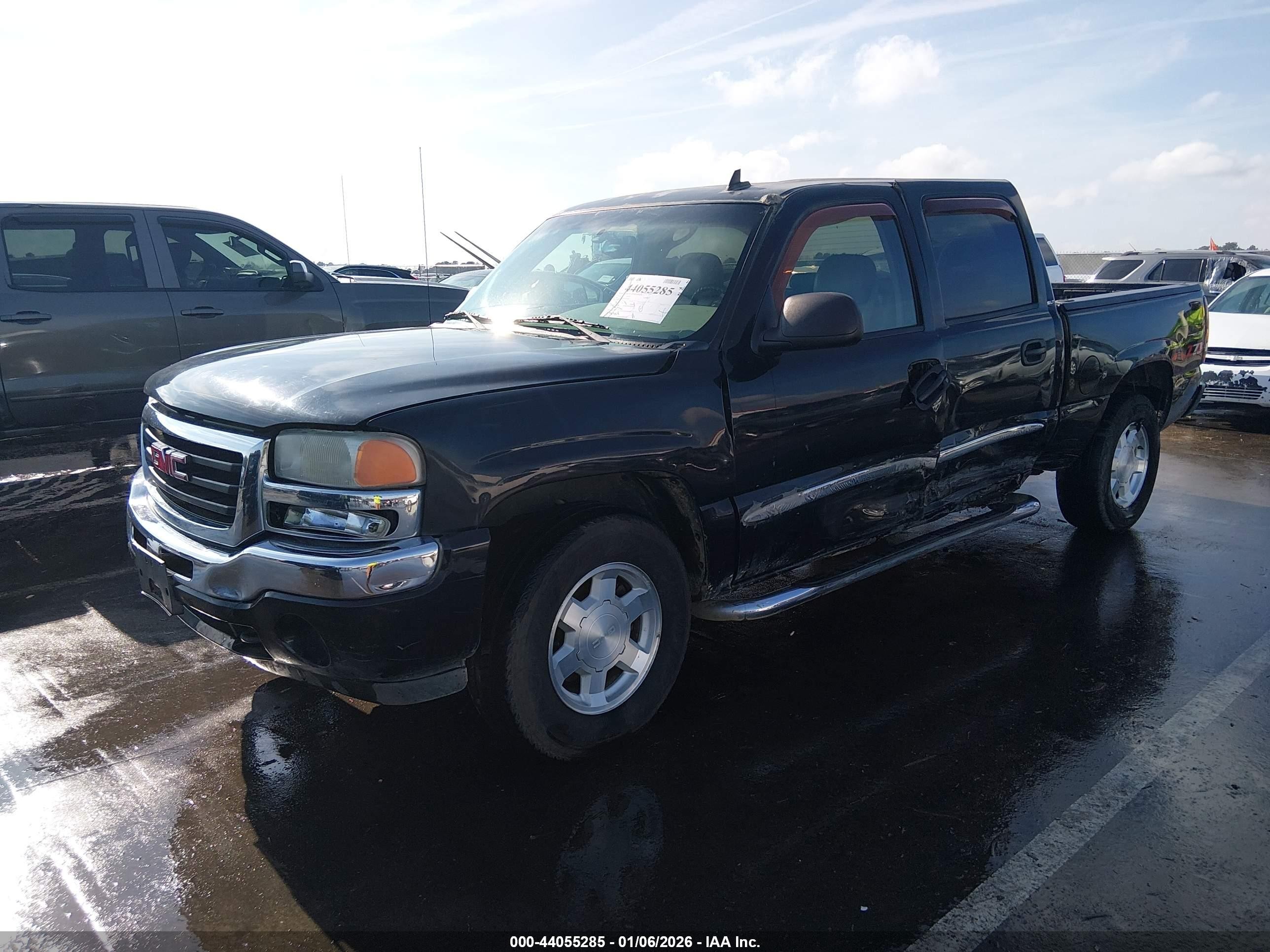 2006 Gmc Sierra 1500 Slt Black vin: 2GTEK13Z161292819