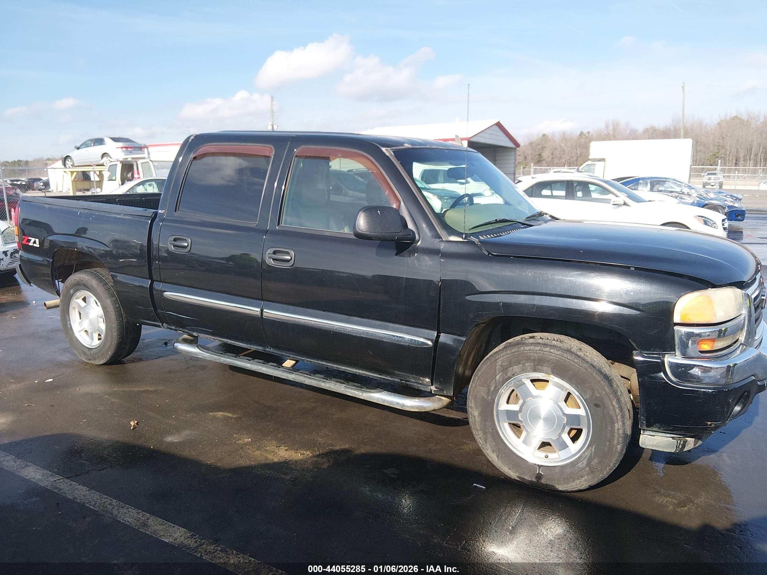 2006 Gmc Sierra 1500 Slt Black vin: 2GTEK13Z161292819