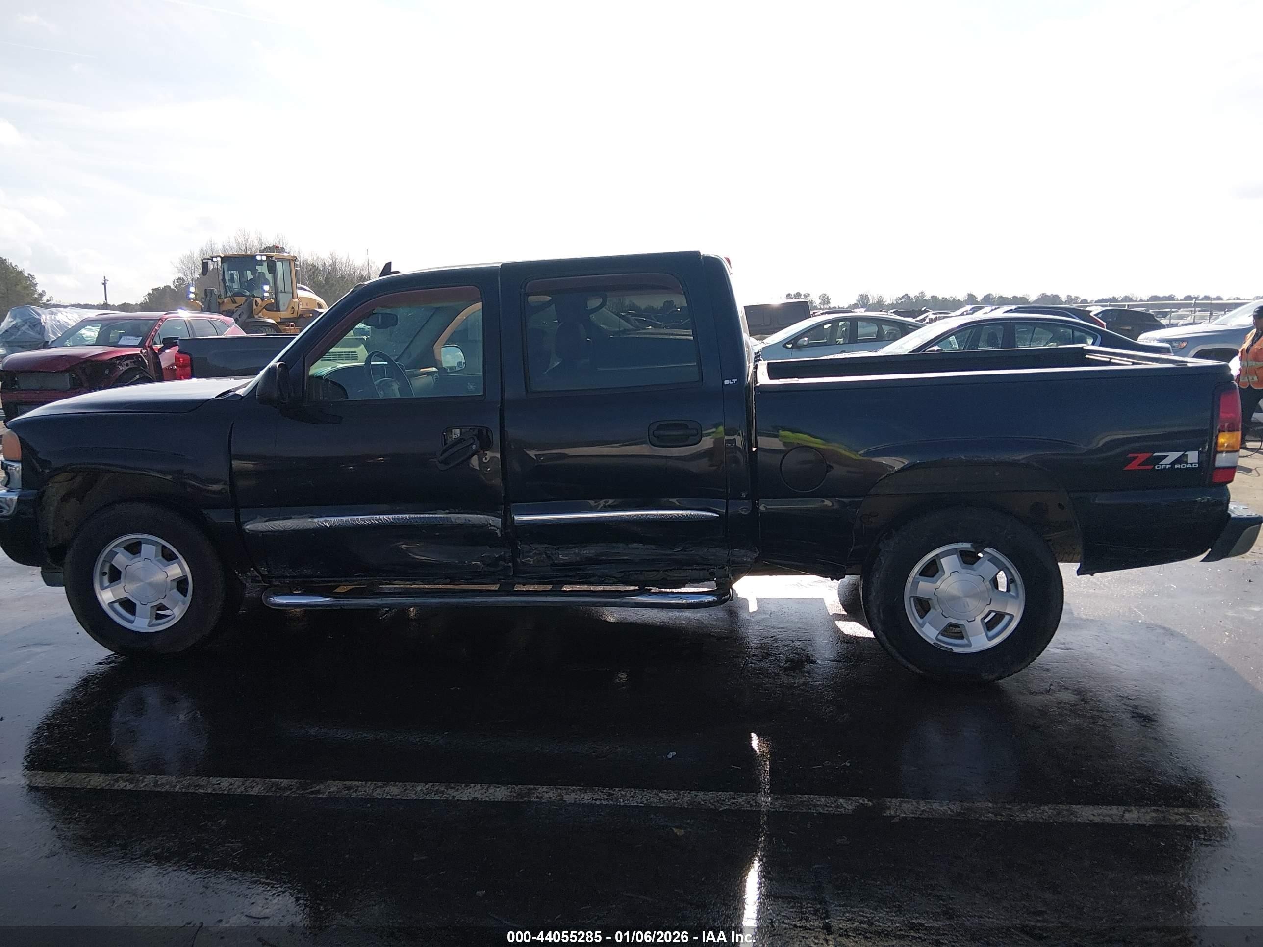 2006 Gmc Sierra 1500 Slt Black vin: 2GTEK13Z161292819