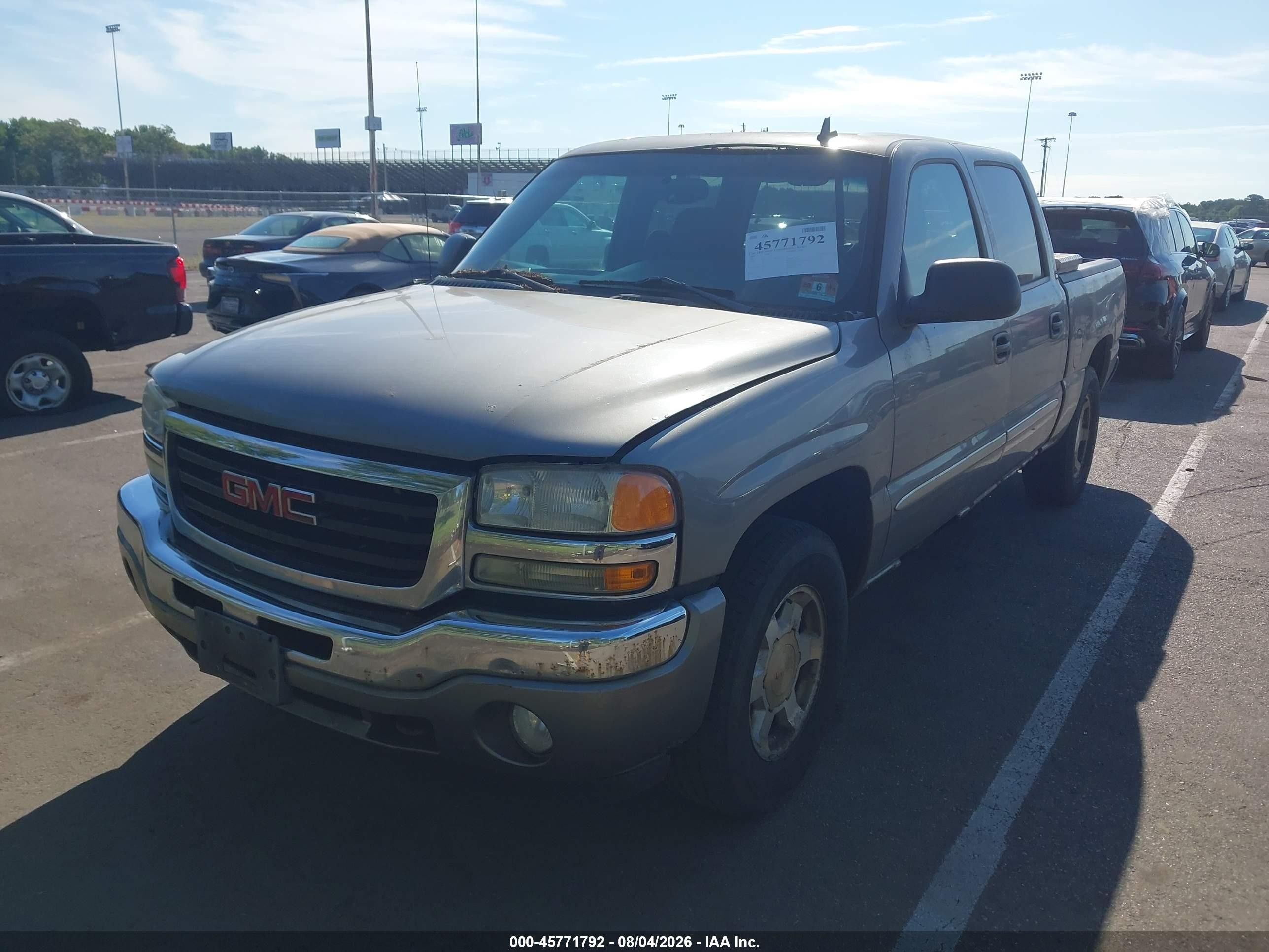 2006 Gmc New Sierra K1500 Silver vin: 2GTEK13Z361339851