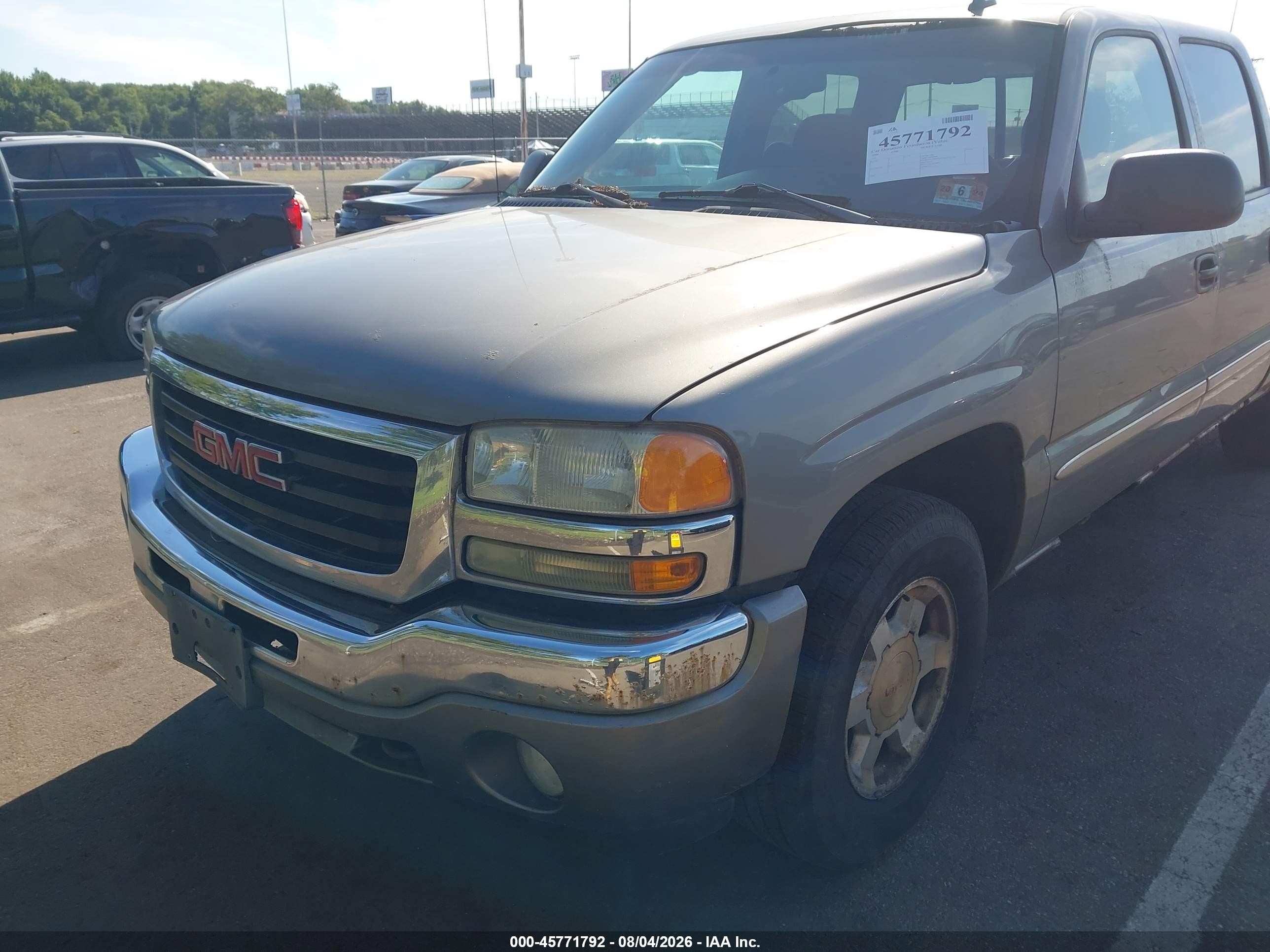2006 Gmc New Sierra K1500 Silver vin: 2GTEK13Z361339851