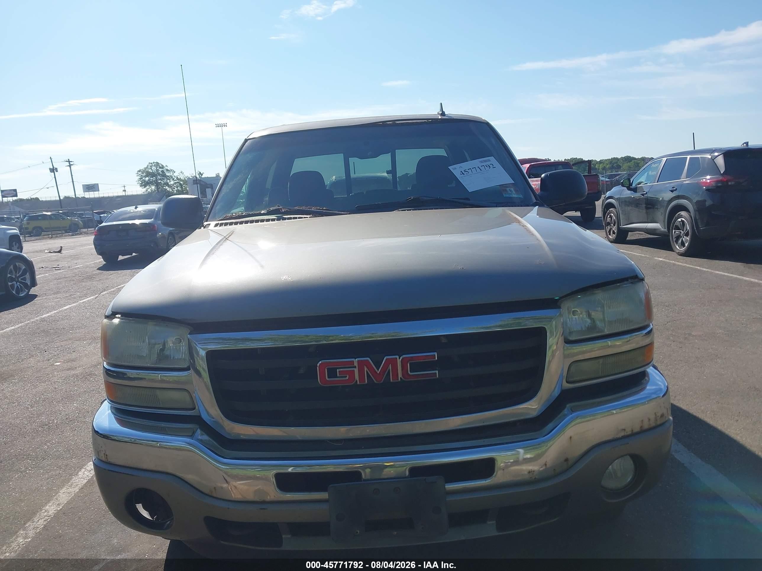 2006 Gmc New Sierra K1500 Silver vin: 2GTEK13Z361339851