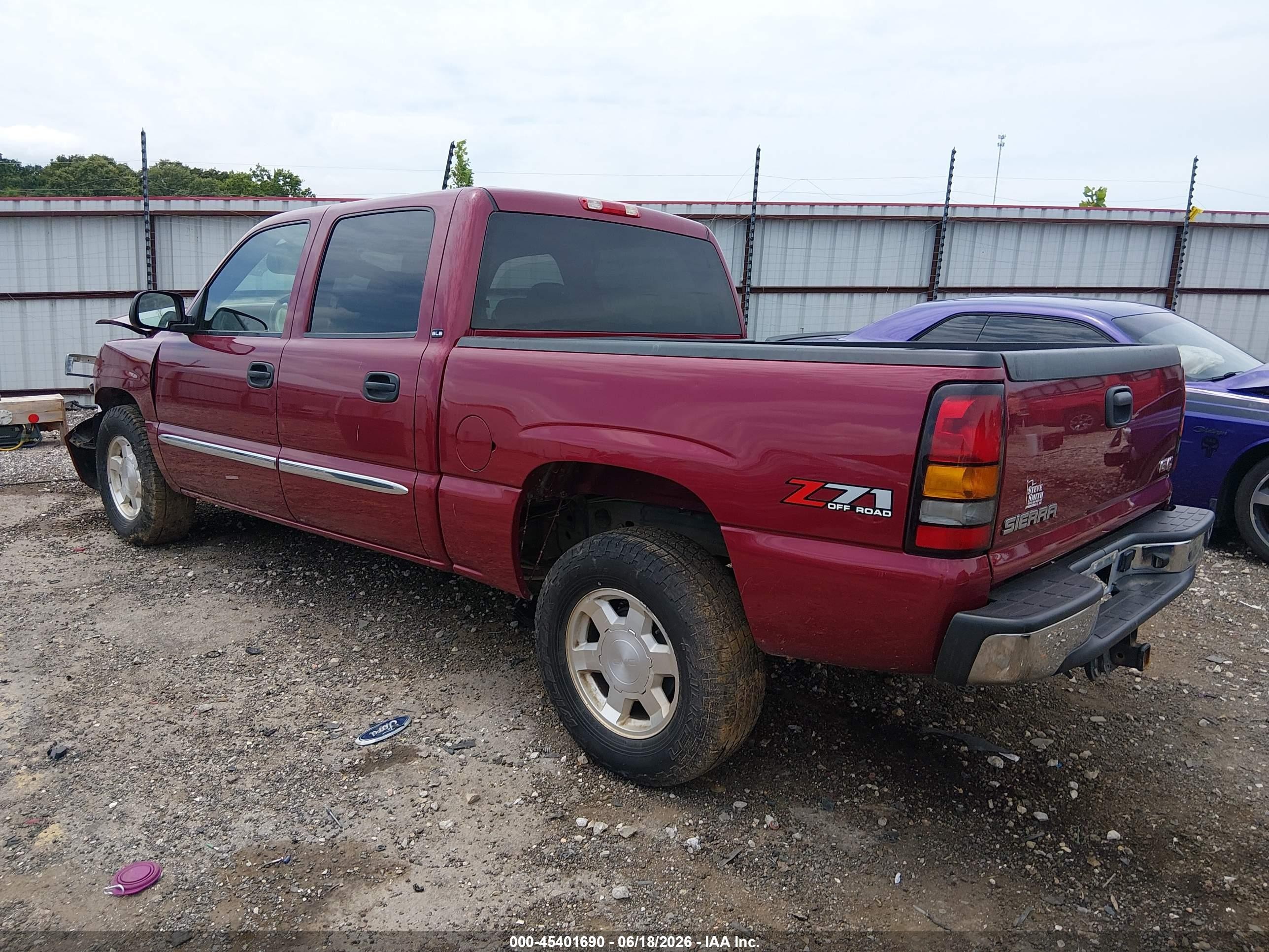 2007 Gmc Sierra 1500 Classic Sle1 Red vin: 2GTEK13Z571107169