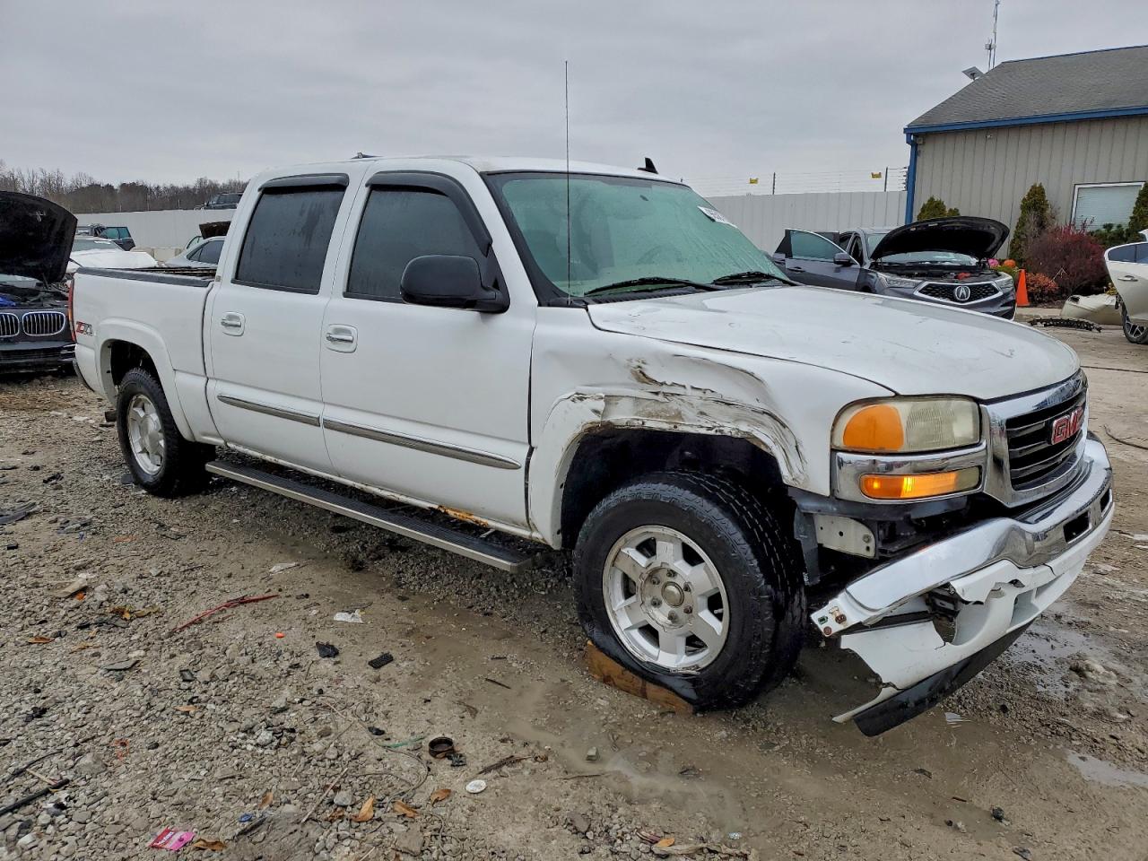 2006 Gmc New Sierra K1500 White vin: 2GTEK13Z861269747