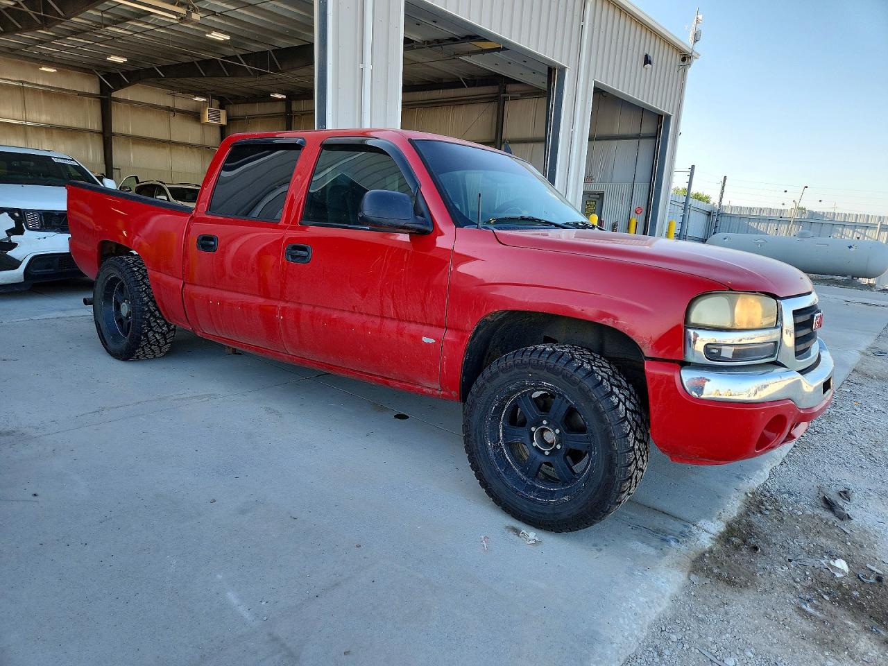 2006 Gmc New Sierra K1500 Red vin: 2GTEK13ZX61276022