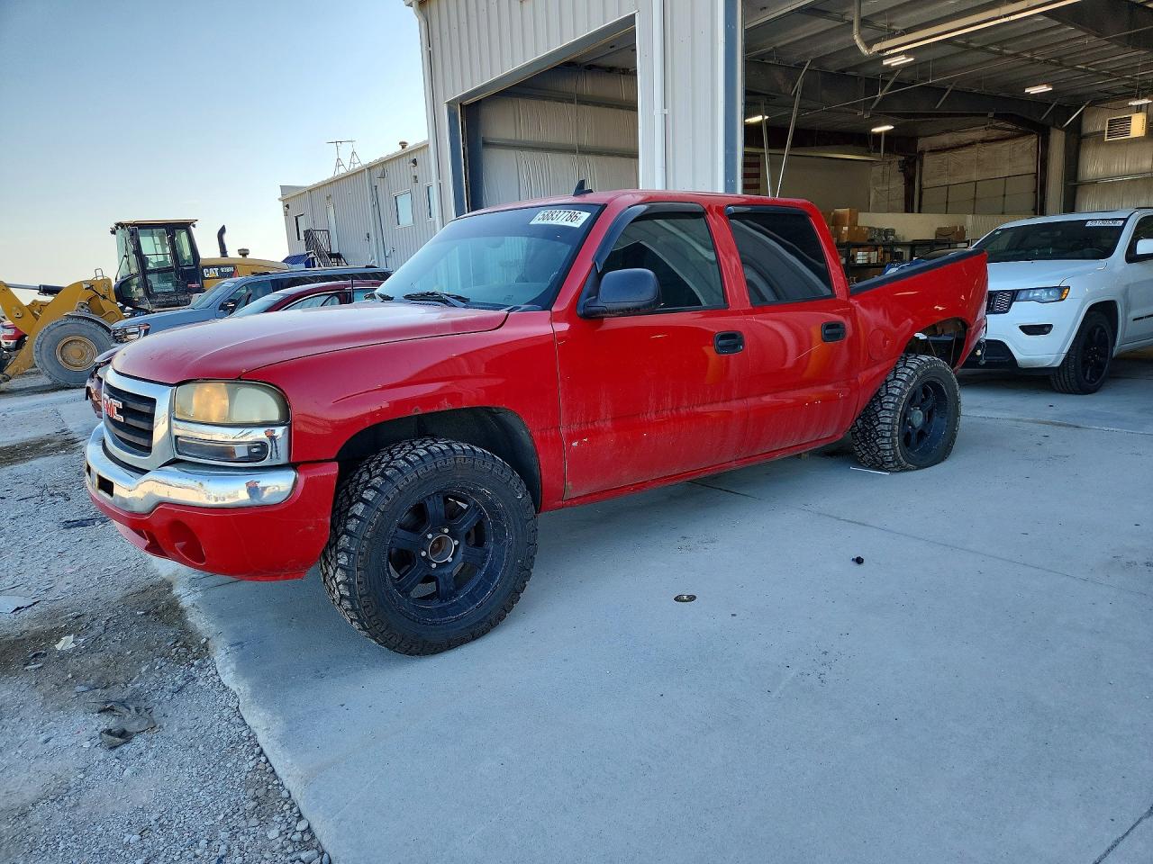 2006 Gmc New Sierra K1500 Red vin: 2GTEK13ZX61276022