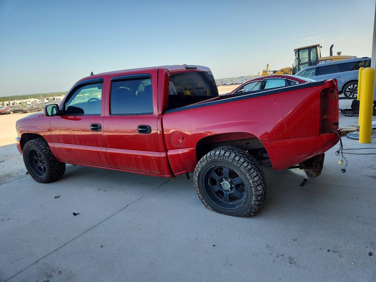 2006 Gmc New Sierra K1500 Red vin: 2GTEK13ZX61276022