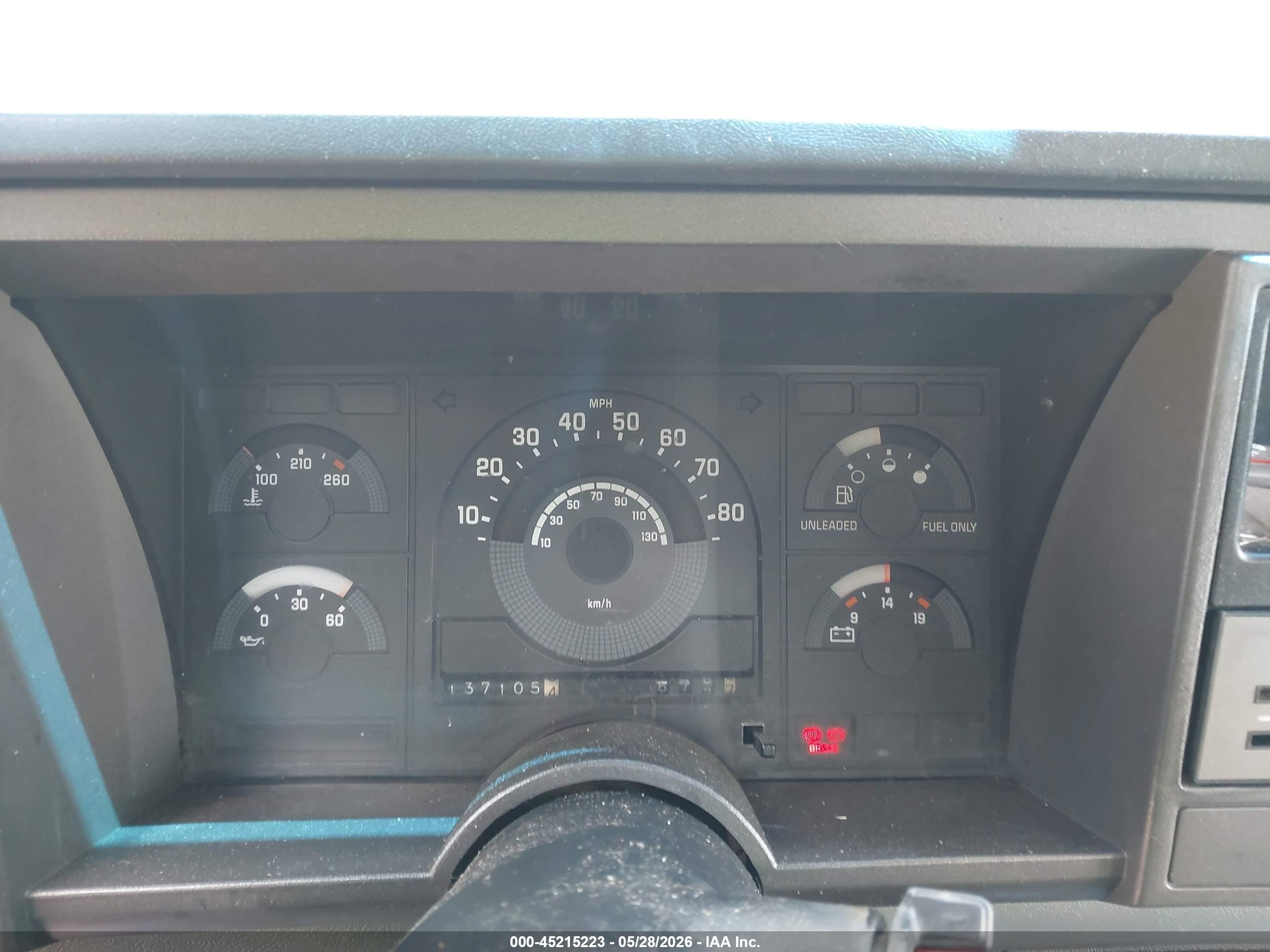 1990 Gmc Sierra K1500 Red vin: 2GTEK14Z0L1550791