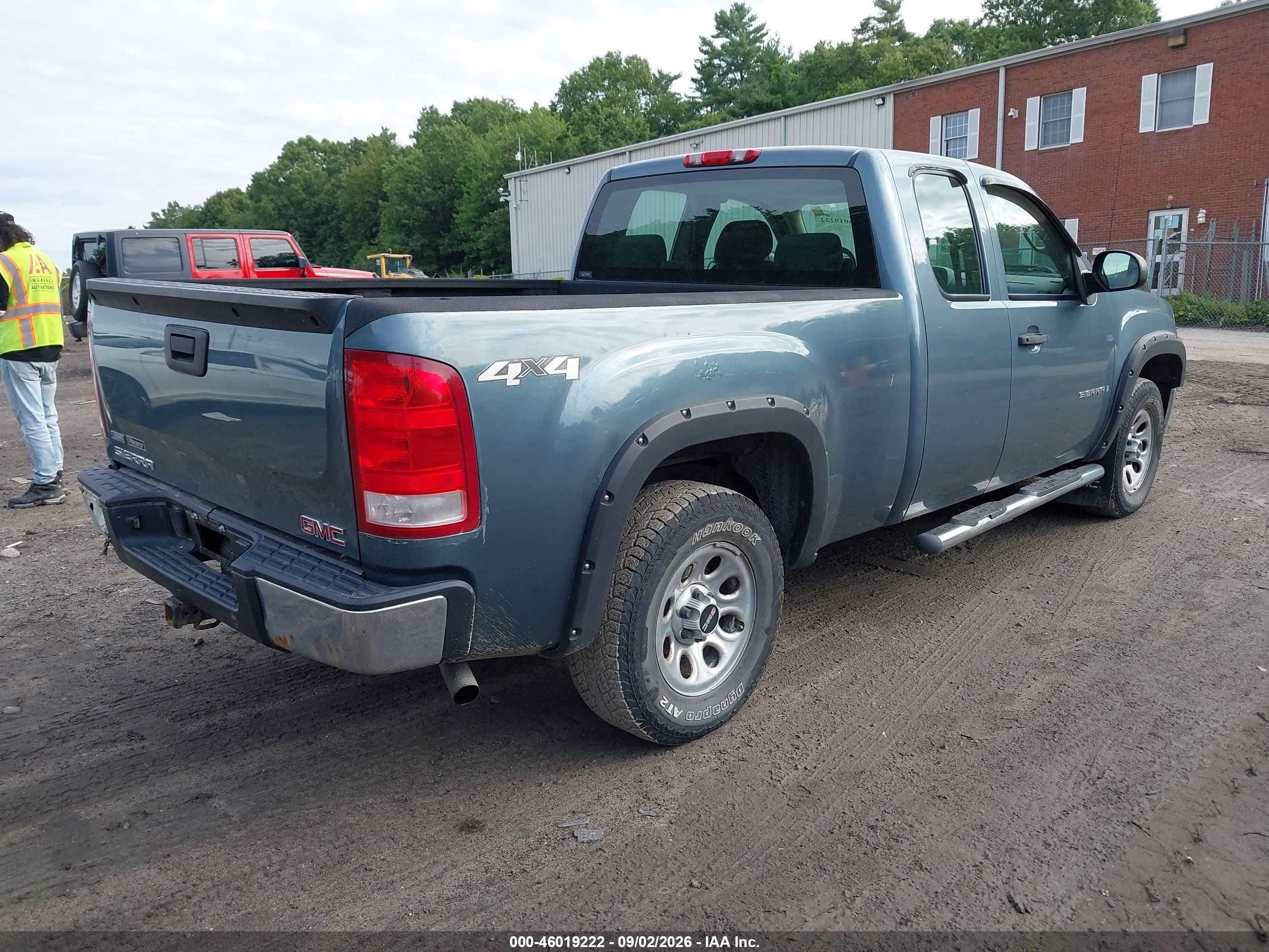 2008 Gmc Sierra 1500 Work Truck Синий vin: 2GTEK190181328018