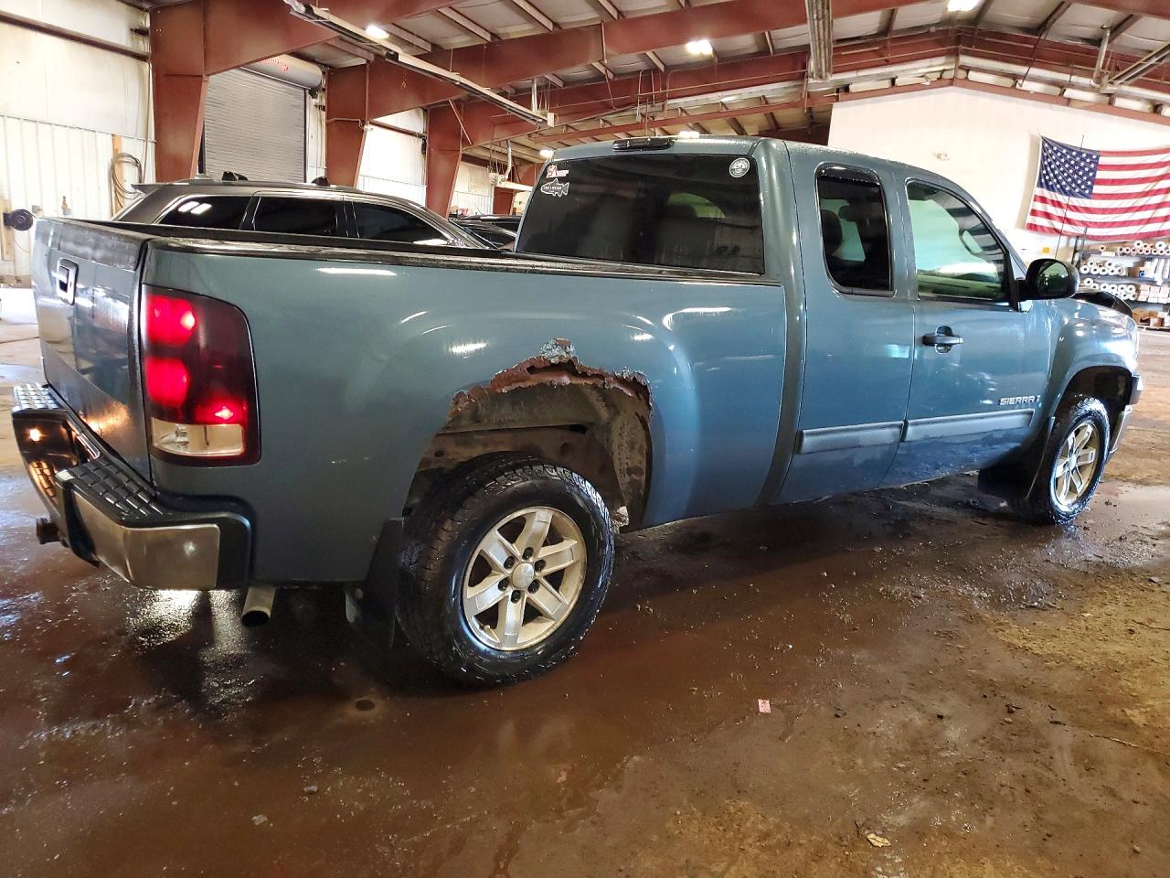 2008 Gmc Sierra K1500 Синий vin: 2GTEK190281293411