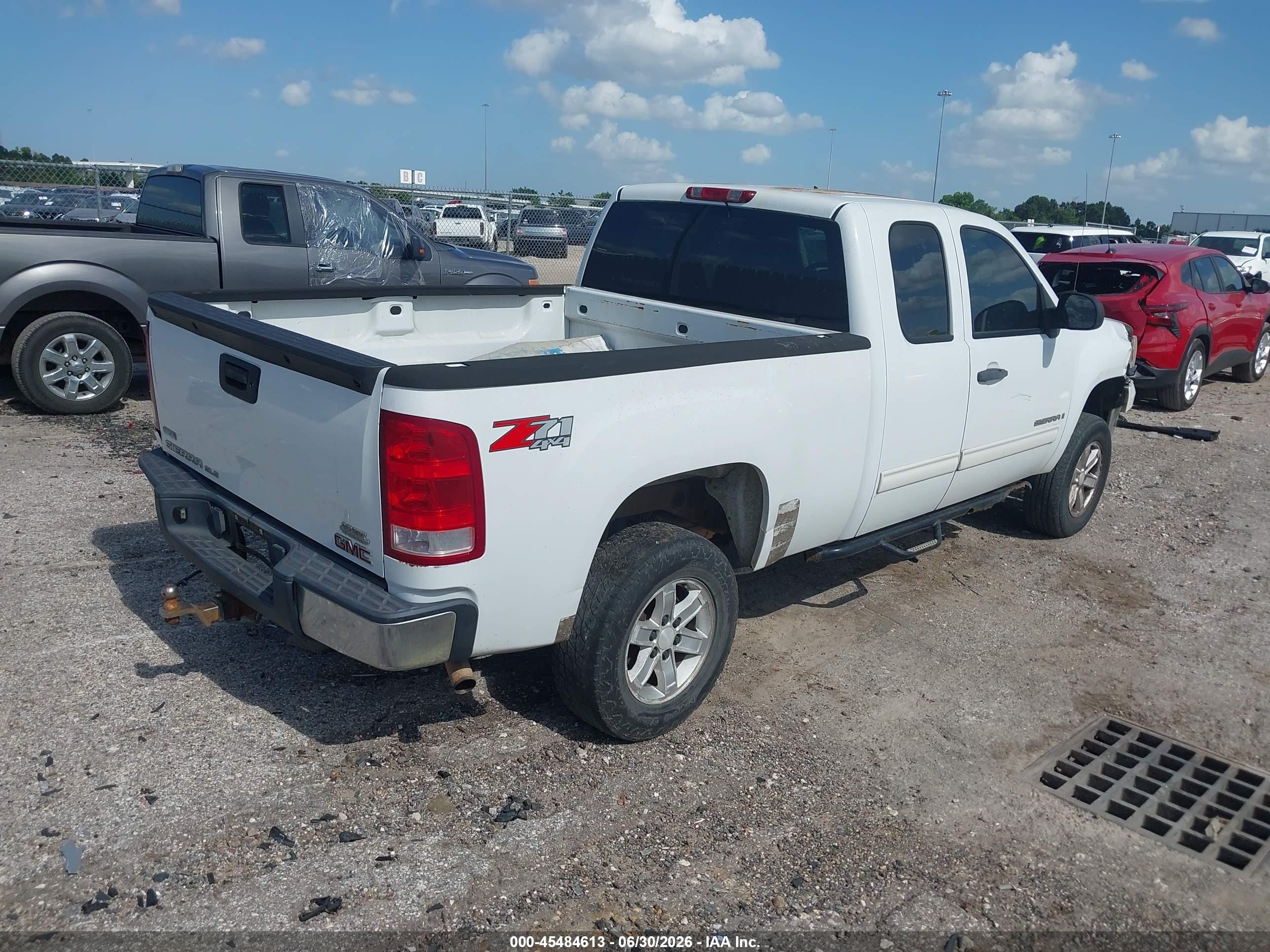 2008 Gmc Sierra 1500 Sle1 White vin: 2GTEK190781322093