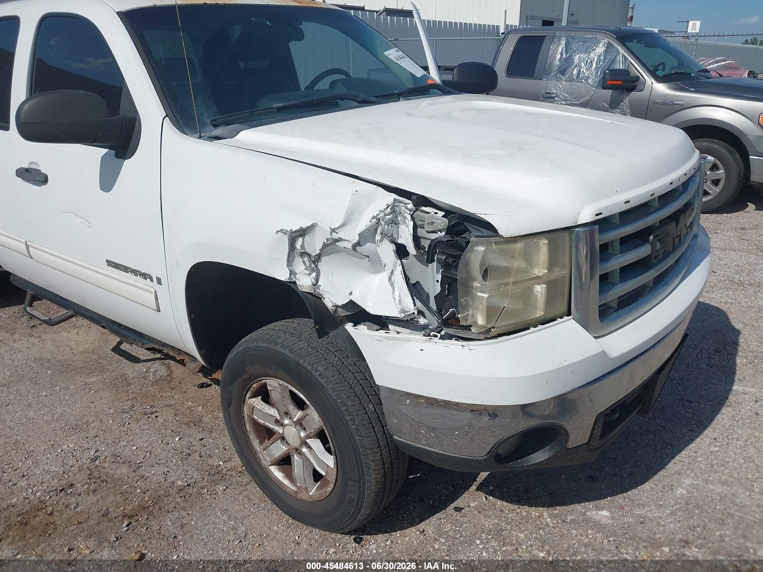2008 Gmc Sierra 1500 Sle1 White vin: 2GTEK190781322093