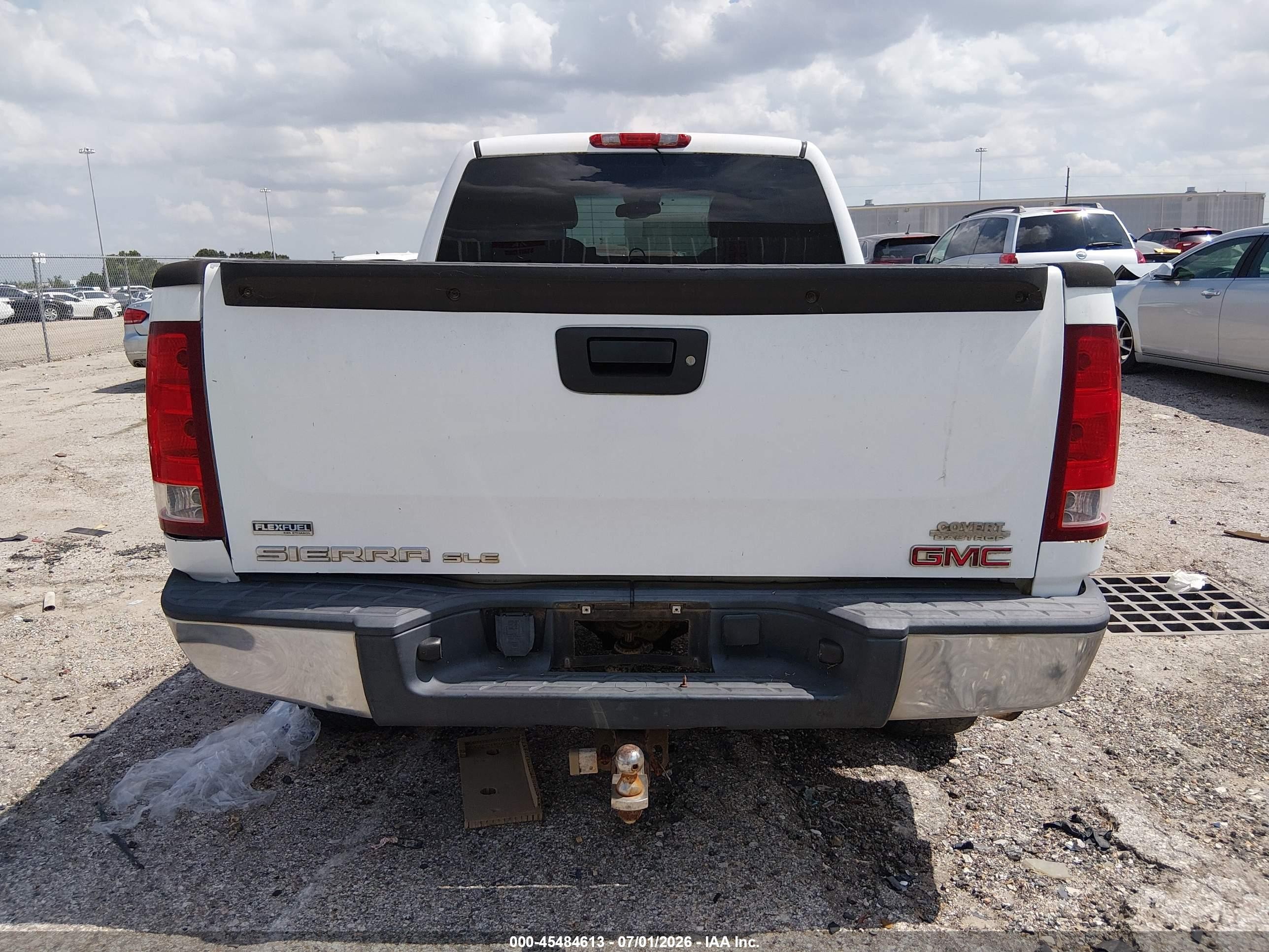 2008 Gmc Sierra 1500 Sle1 White vin: 2GTEK190781322093