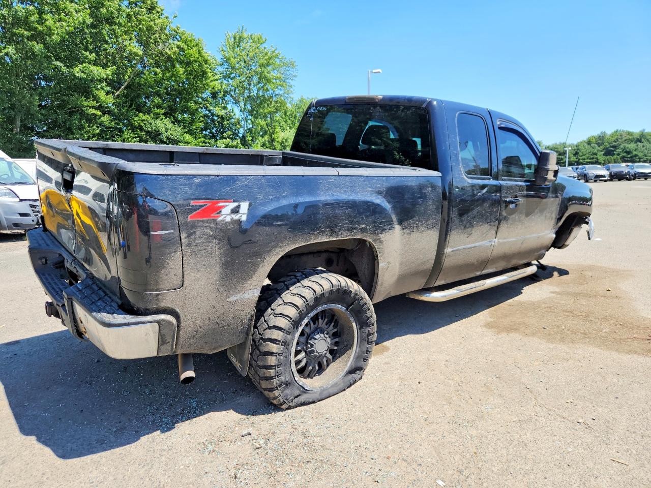 2008 Gmc Sierra K1500 Black vin: 2GTEK190881251812