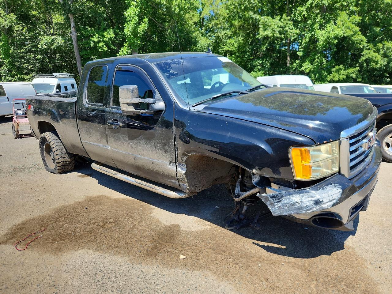 2008 Gmc Sierra K1500 Black vin: 2GTEK190881251812