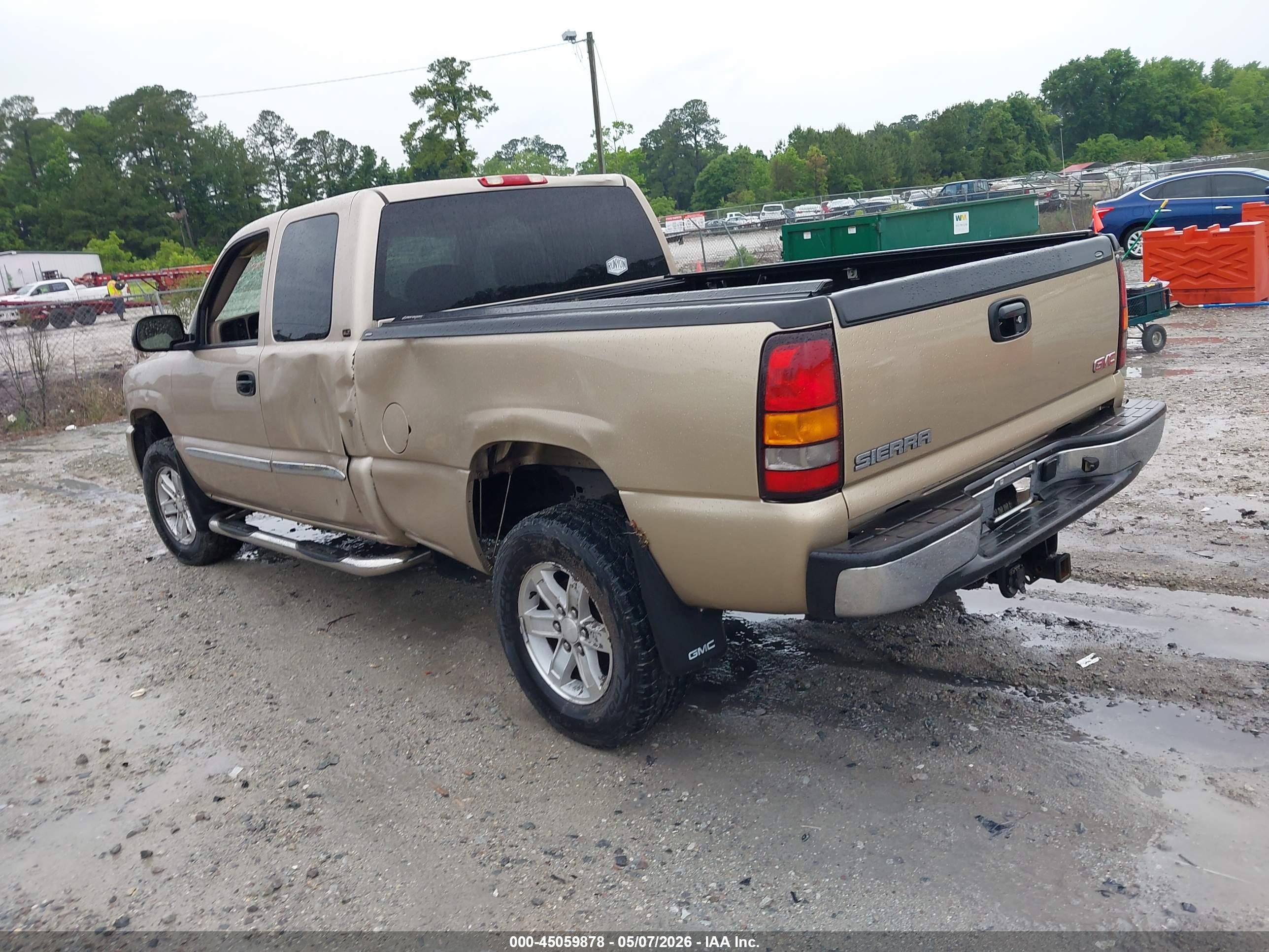 2005 Gmc Sierra 1500 Slt Gold vin: 2GTEK19B051302670