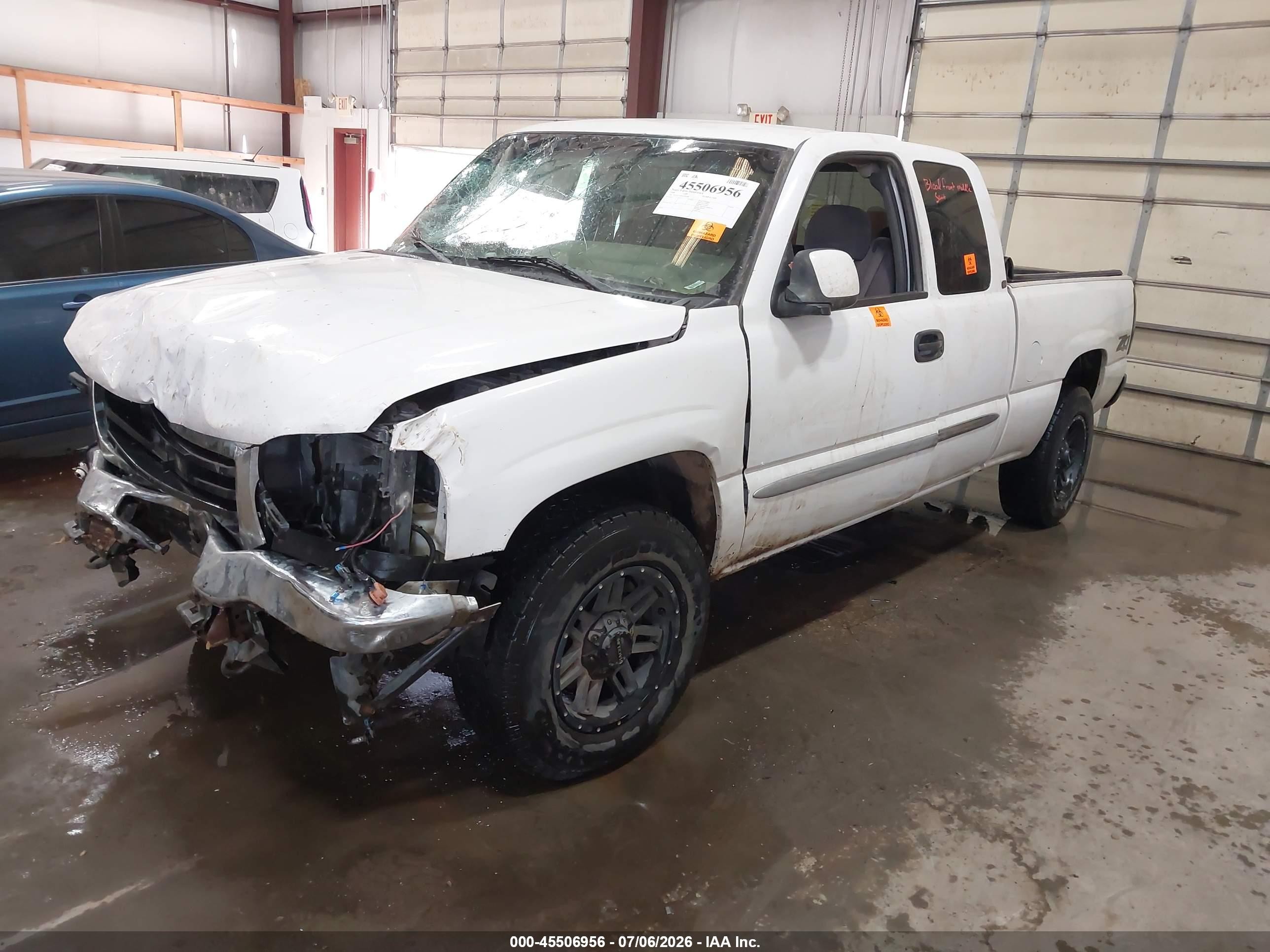 2006 Gmc Sierra 1500 Sle1 White vin: 2GTEK19B061293390