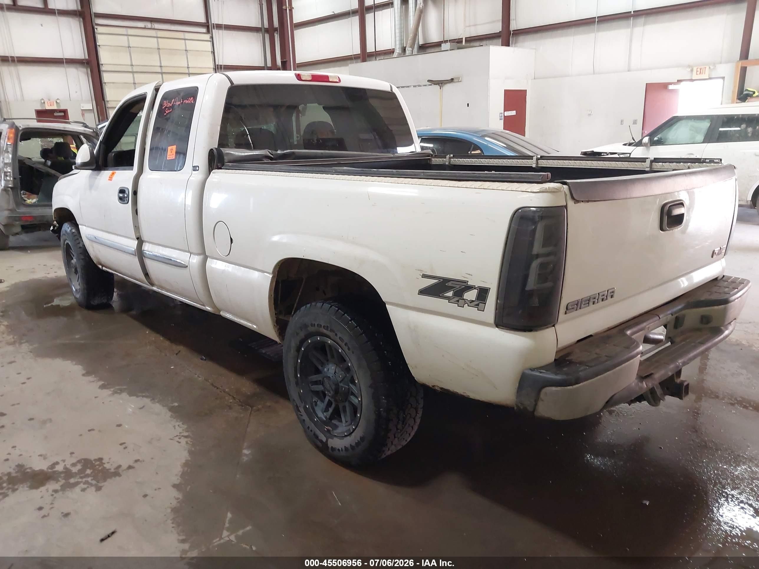 2006 Gmc Sierra 1500 Sle1 White vin: 2GTEK19B061293390